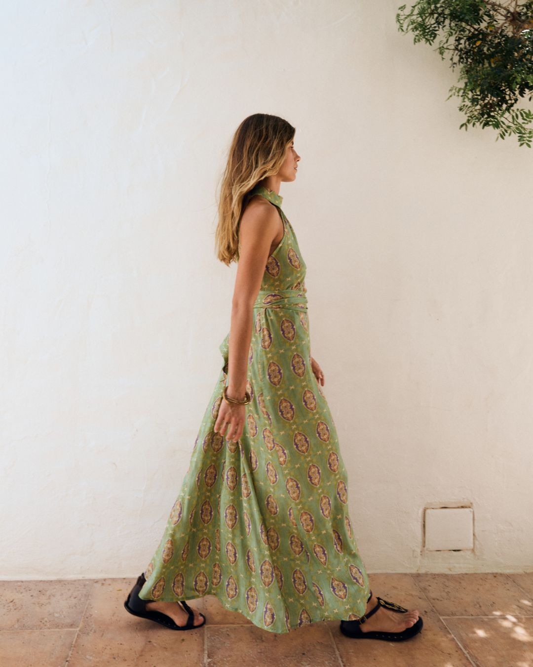 LINDSEY Dress Verdelite mosaic