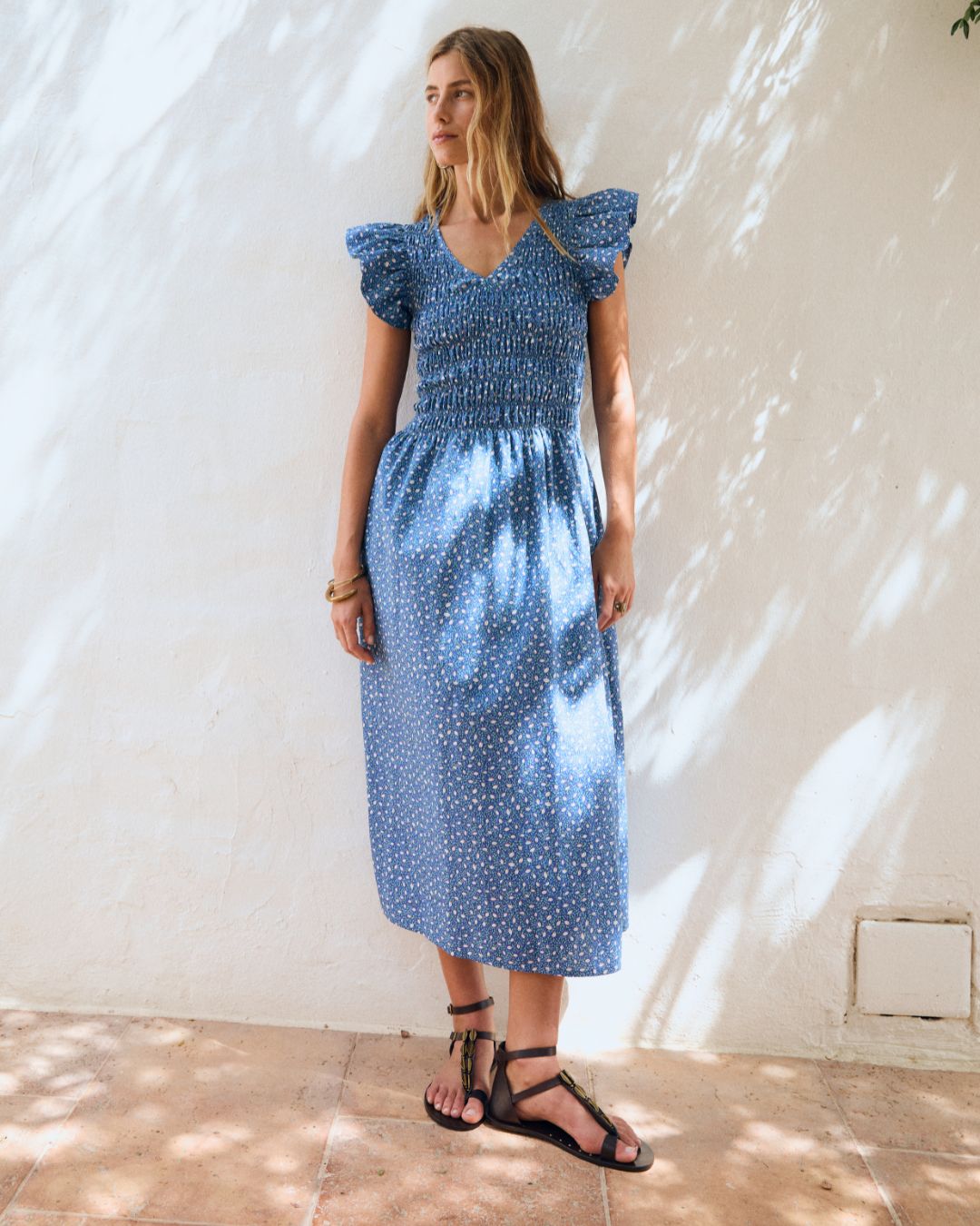 Vestido MARINA Midnight bloom