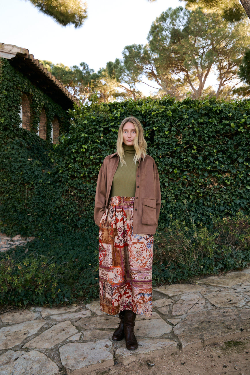Cecilie boho caramel skirt