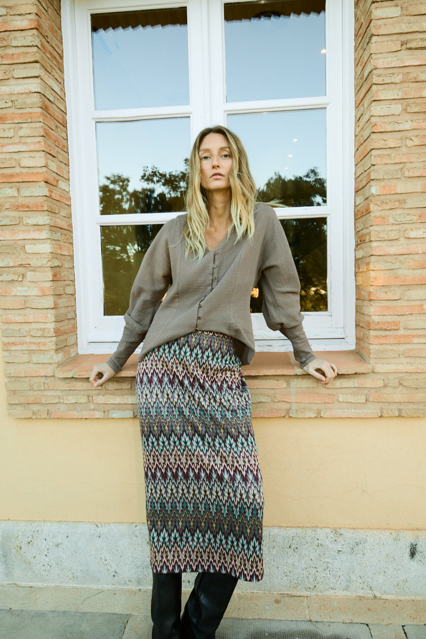 Falda Siena Zigzag