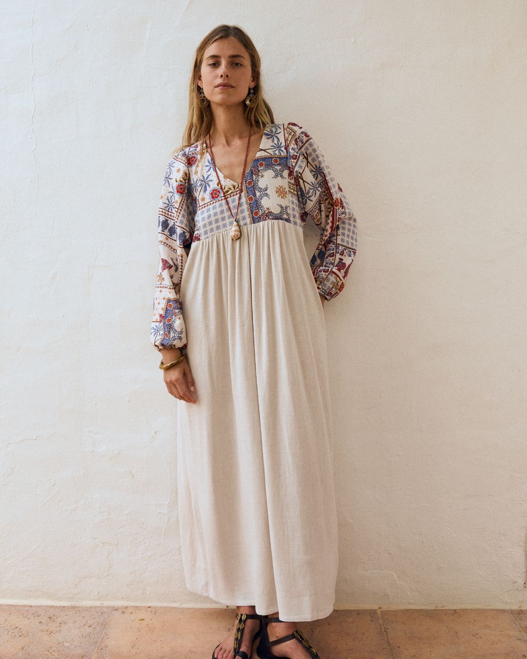 Dress SOFIE Tropical daylight/white