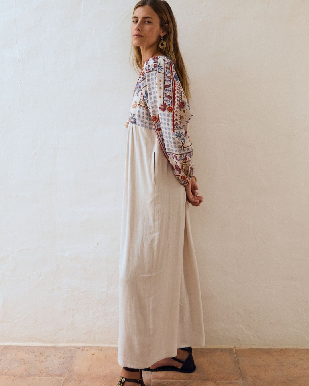 Vestido SOFIE Tropical daylight/white