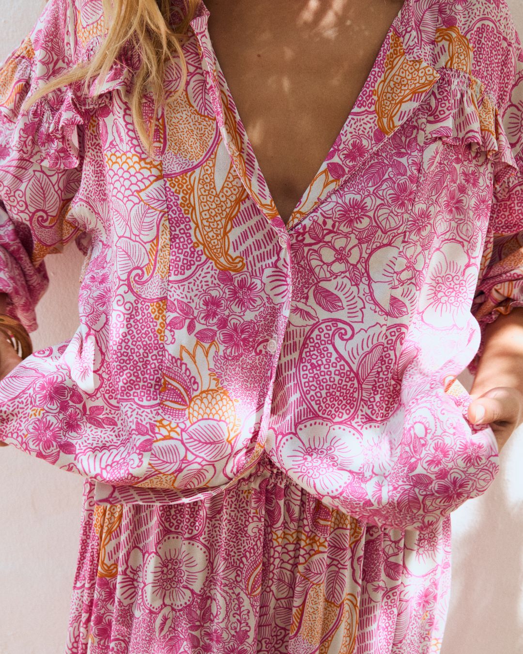 ISIS Rose Reverie Blouse