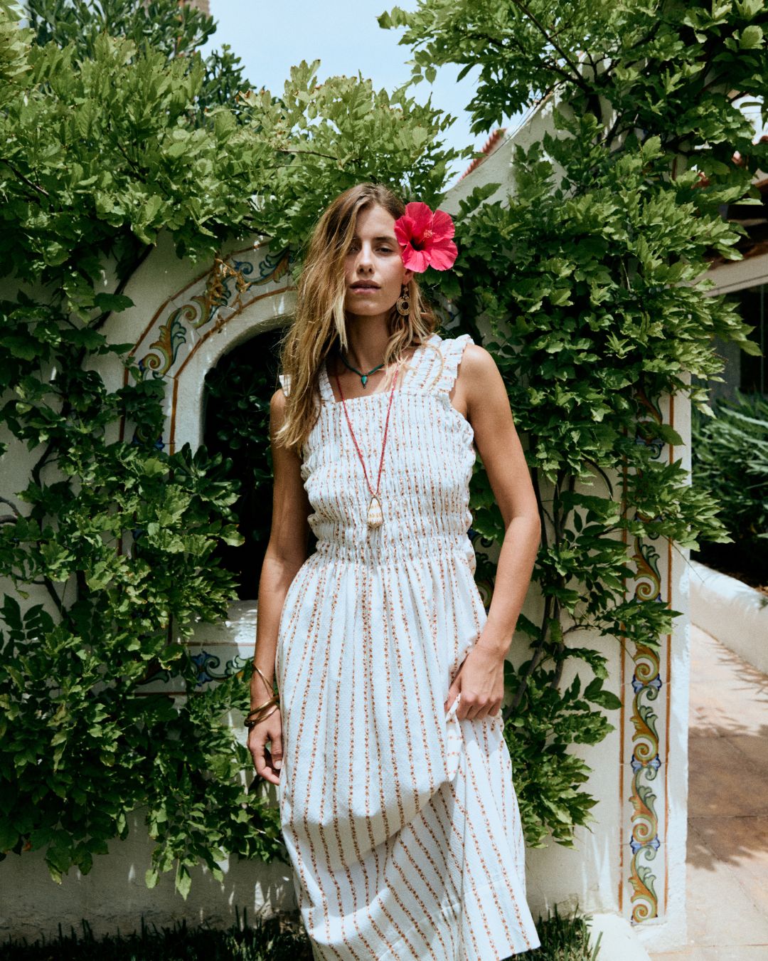 Vestido ISLA Sand flower