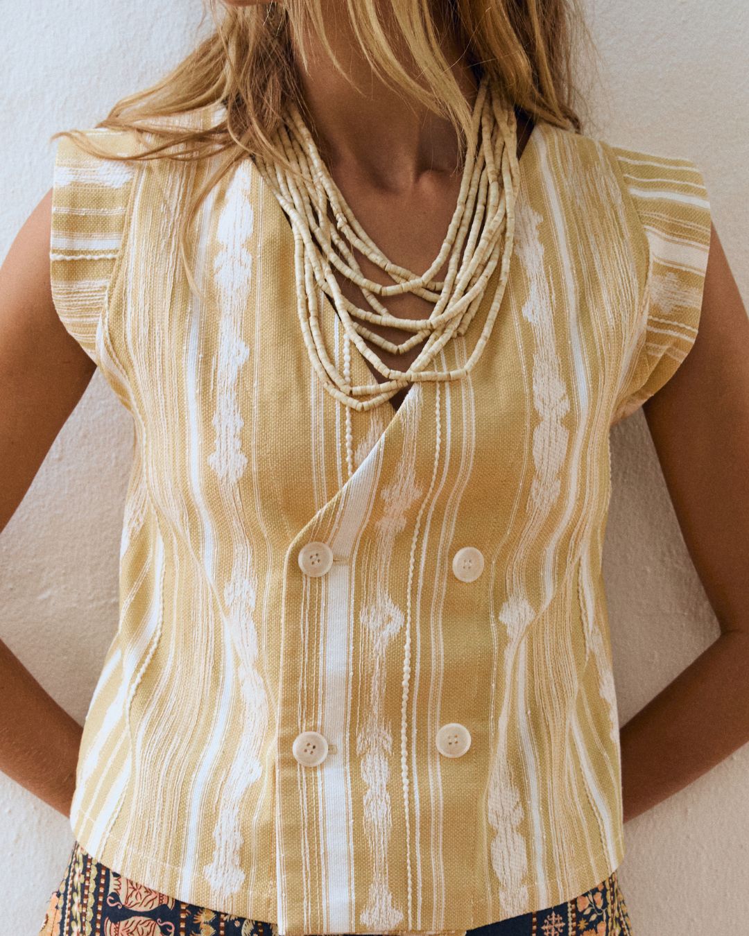 ELIANA Yellow Radiant Vest