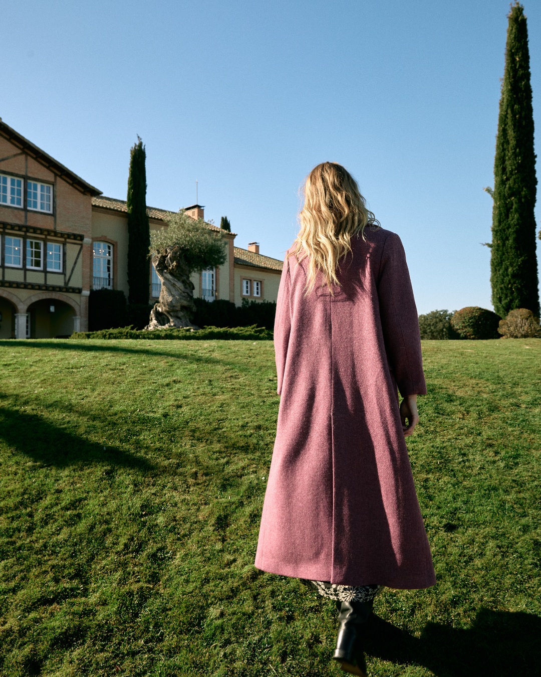 Jackson cherry coat