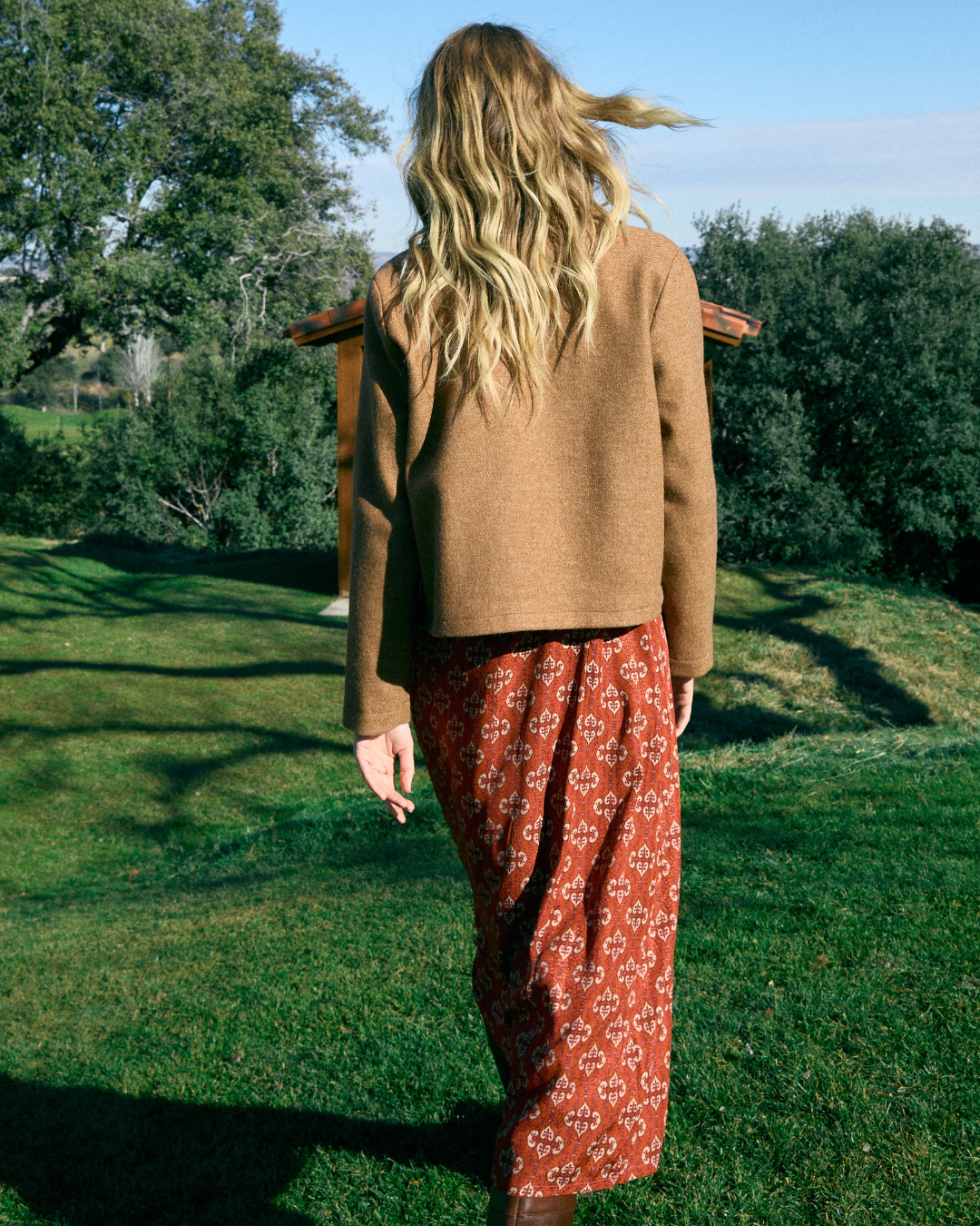 Vestido Violette Red tapestry
