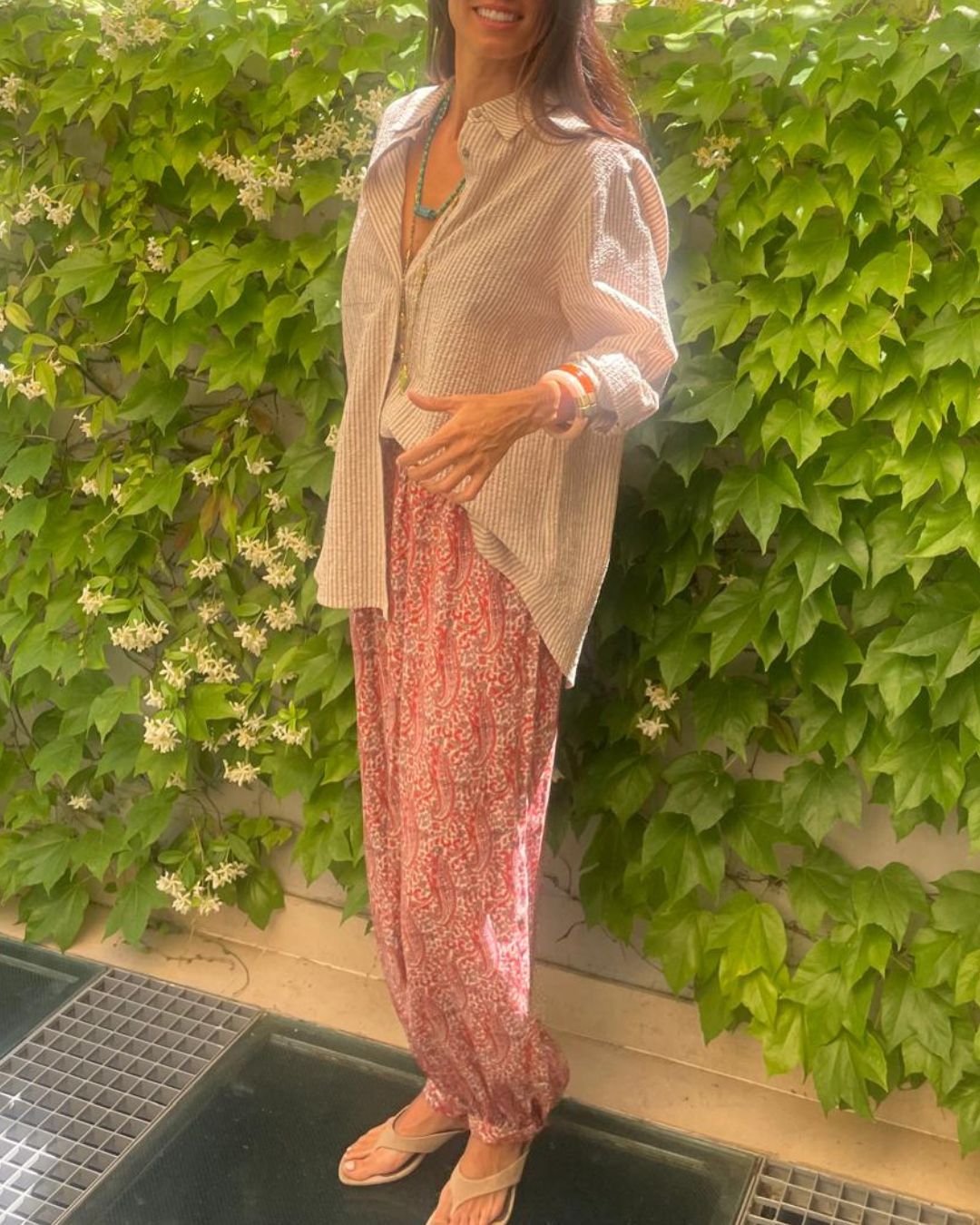 Pantalón MARC red paisley
