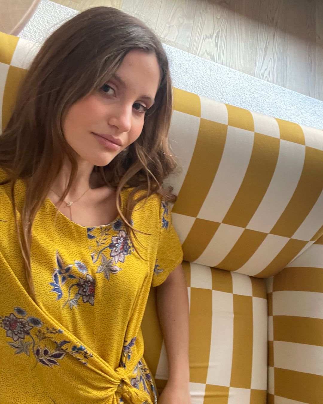 Dress RACHEL Yellow bloom