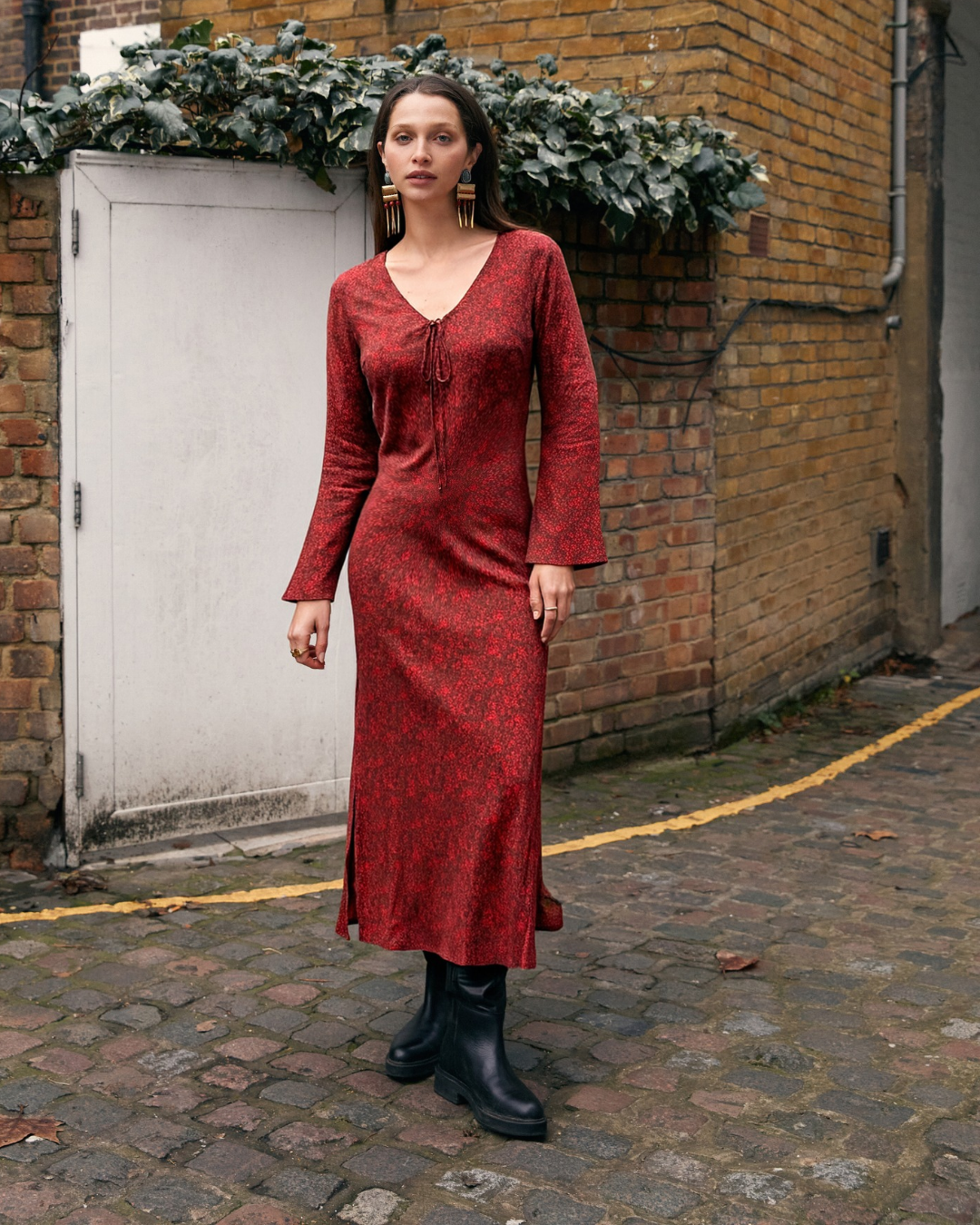 Tish Autumn Red Dress