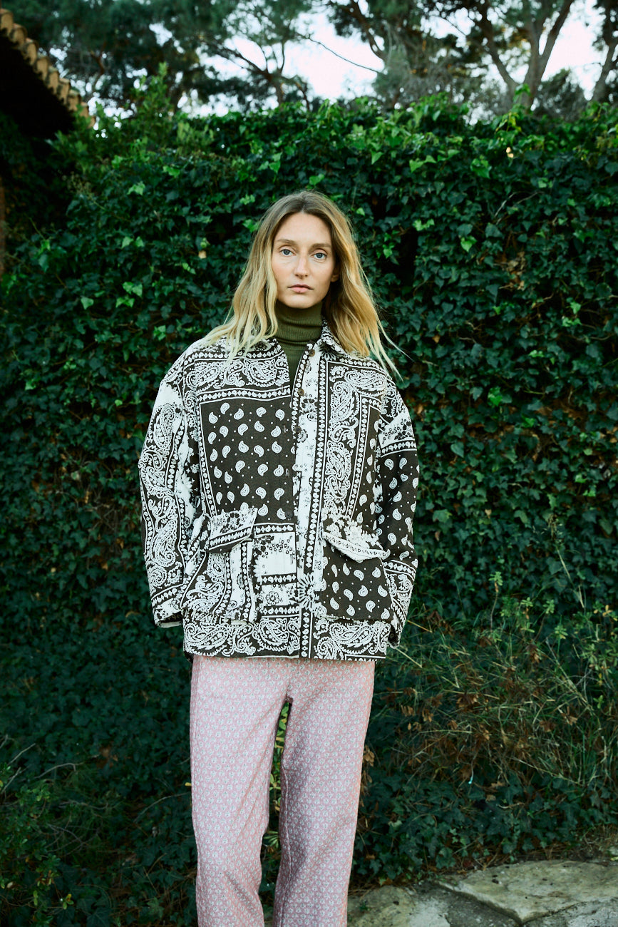 Sam Brown paisley overshirt