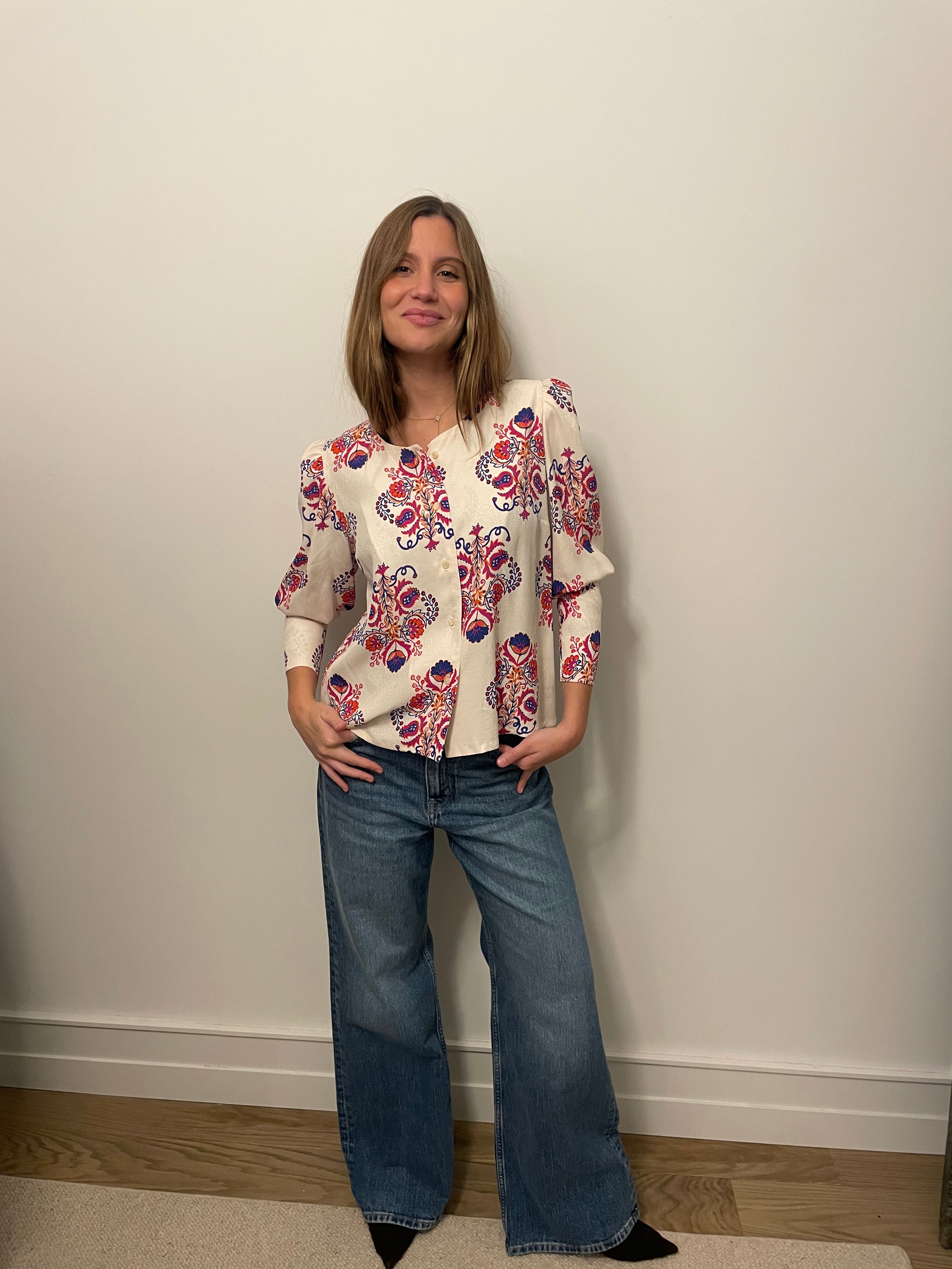 Blusa Luna white winter