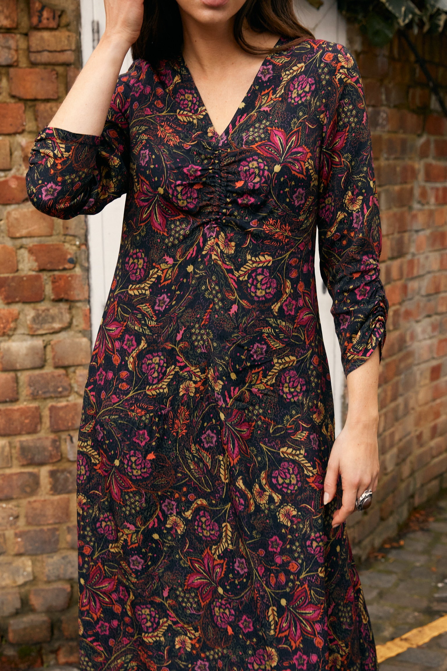 Vestido Pam Winter flowers