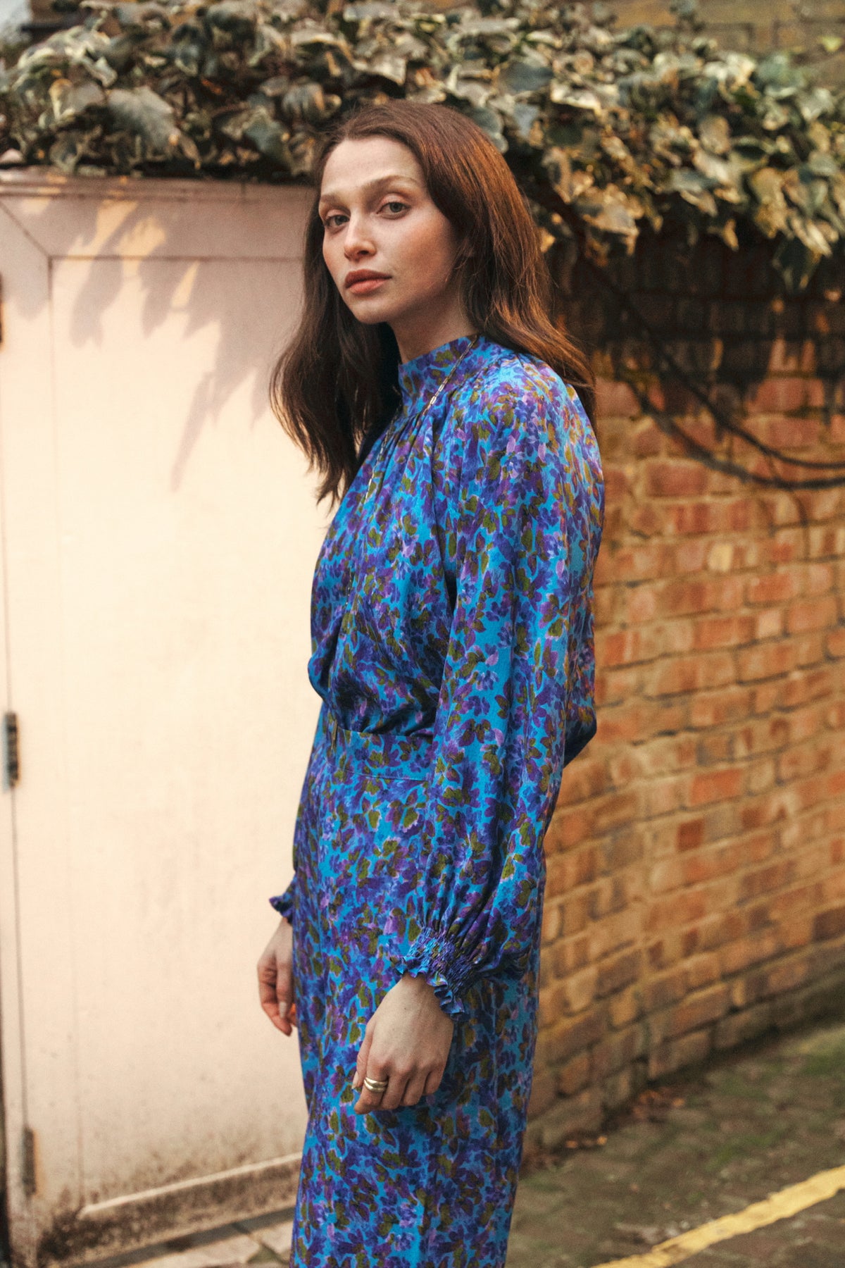 Blusa Alise Blue Flowers