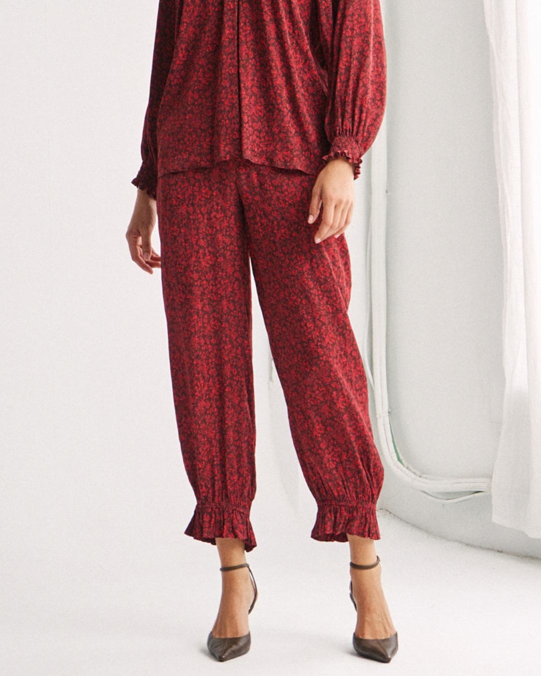 Pantalón Ruby Autunm red