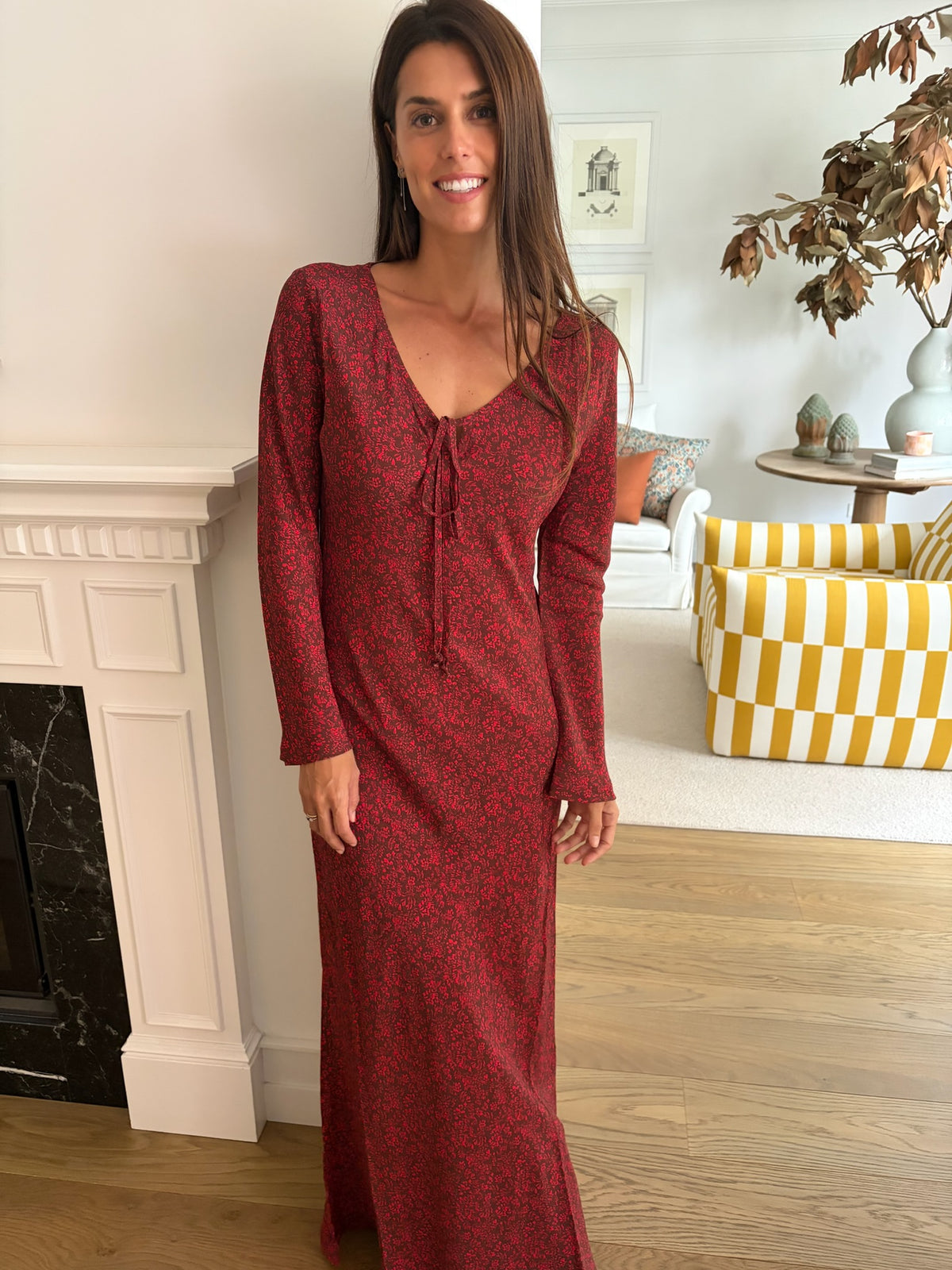 Tish Autumn Red Dress