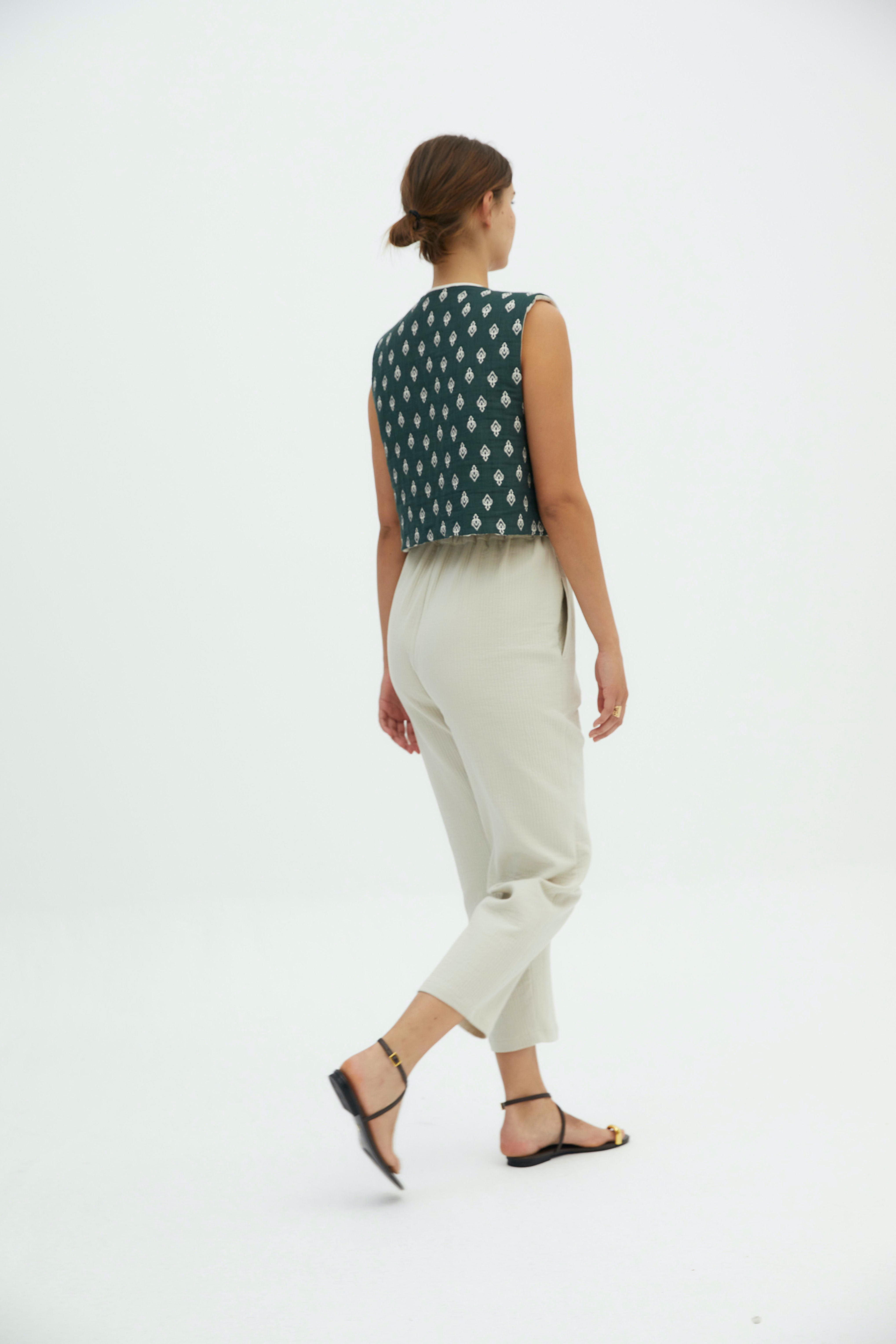 Nick waistcoat green