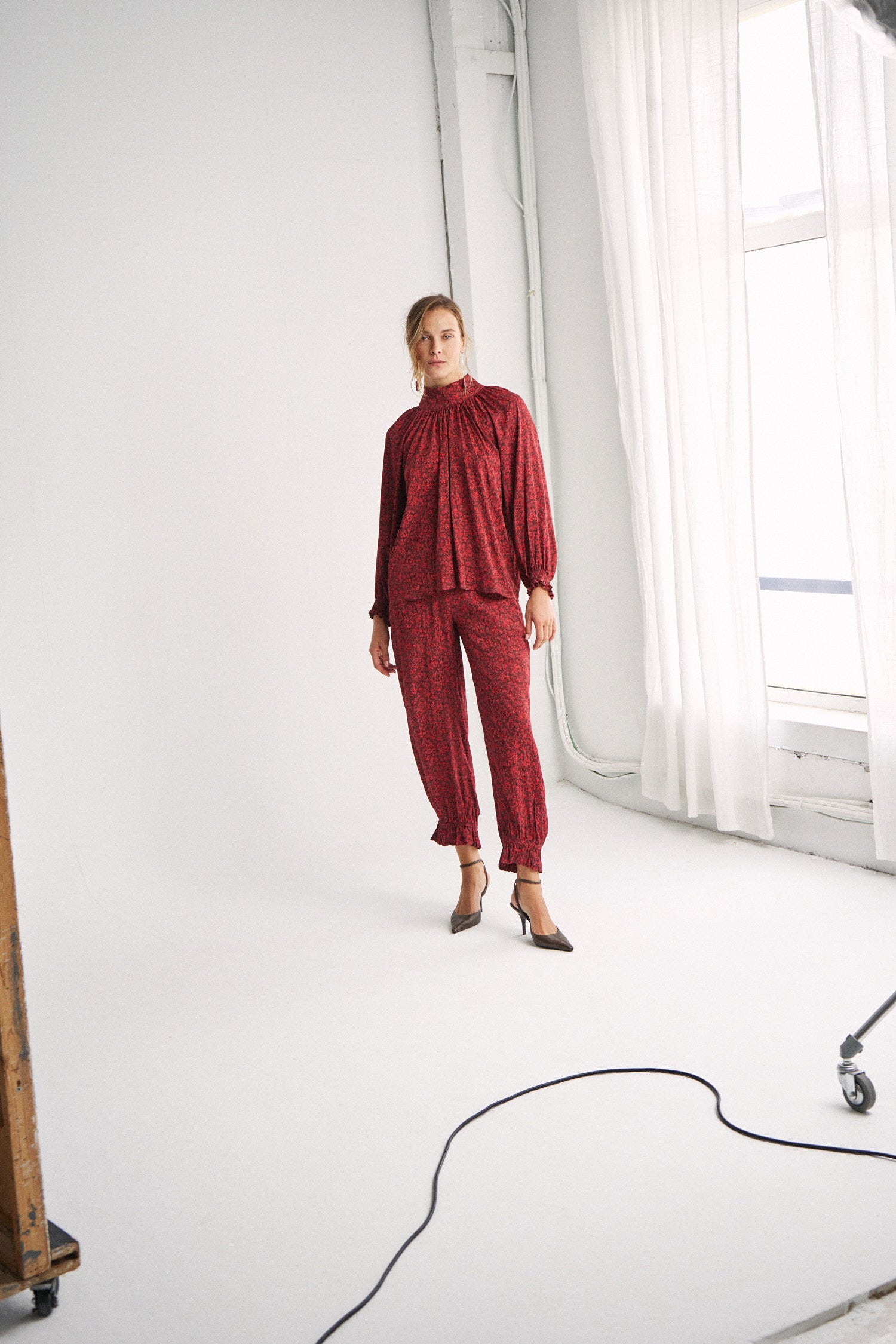 Pantalón Ruby Autunm red
