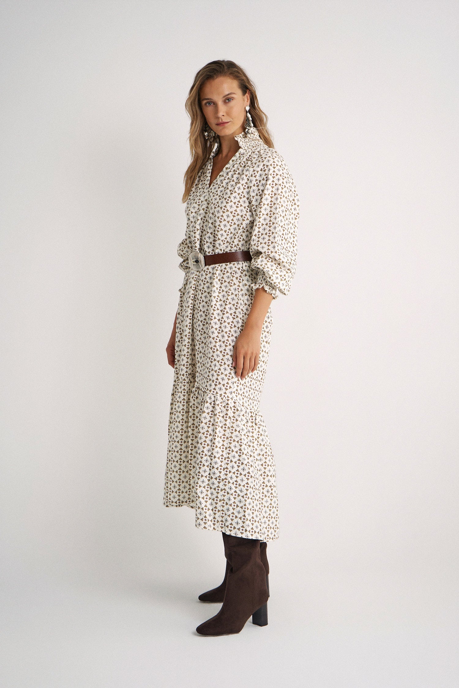 Vestido Colette Geometric motifs