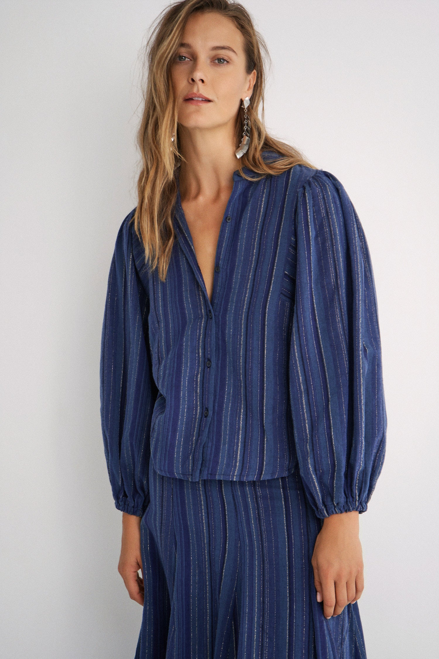 Blusa Lisa Blue stripes