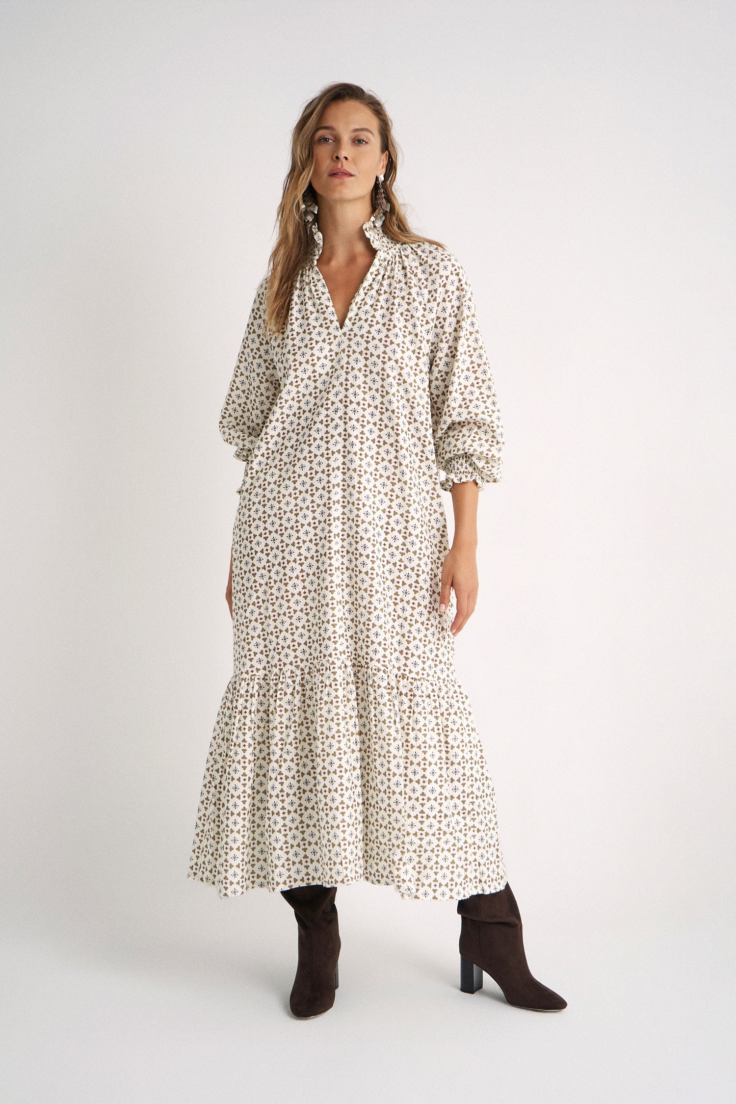 Vestido Colette Geometric motifs