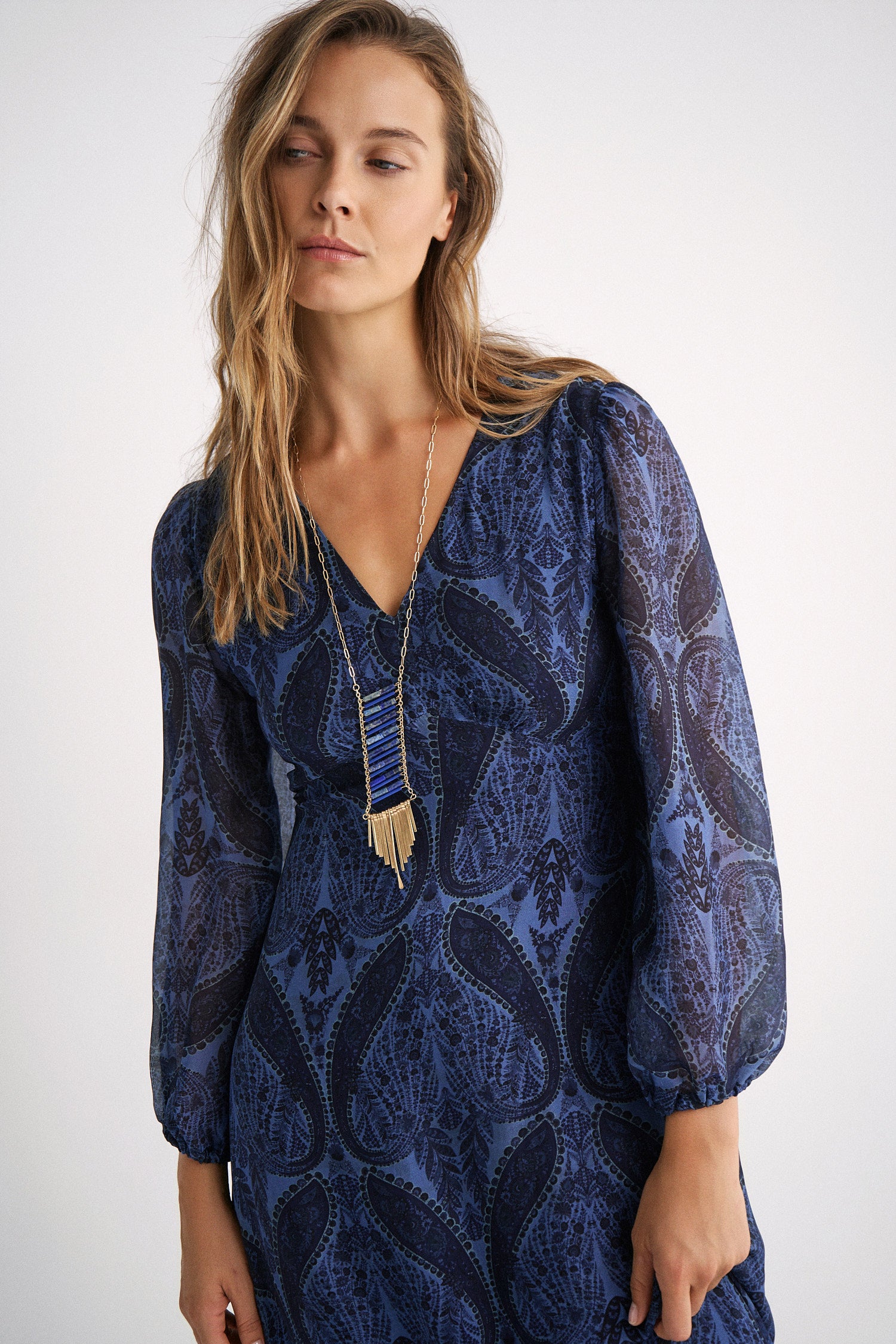 Vestido Patricia Boho blue