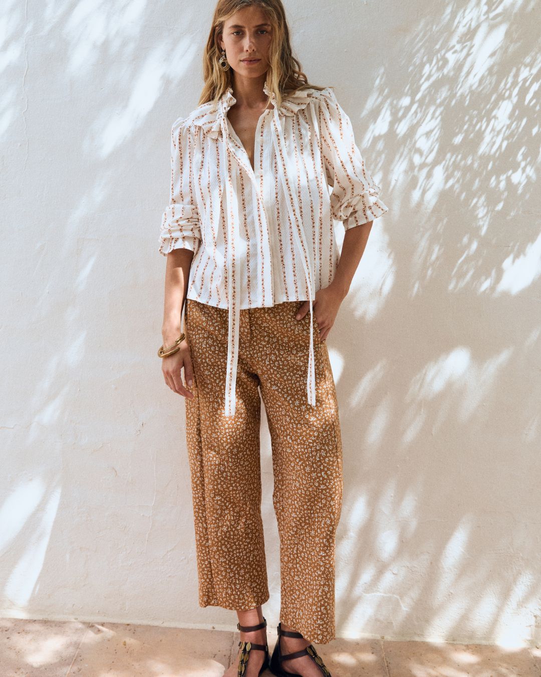 Blouse ELOISA Sand flower