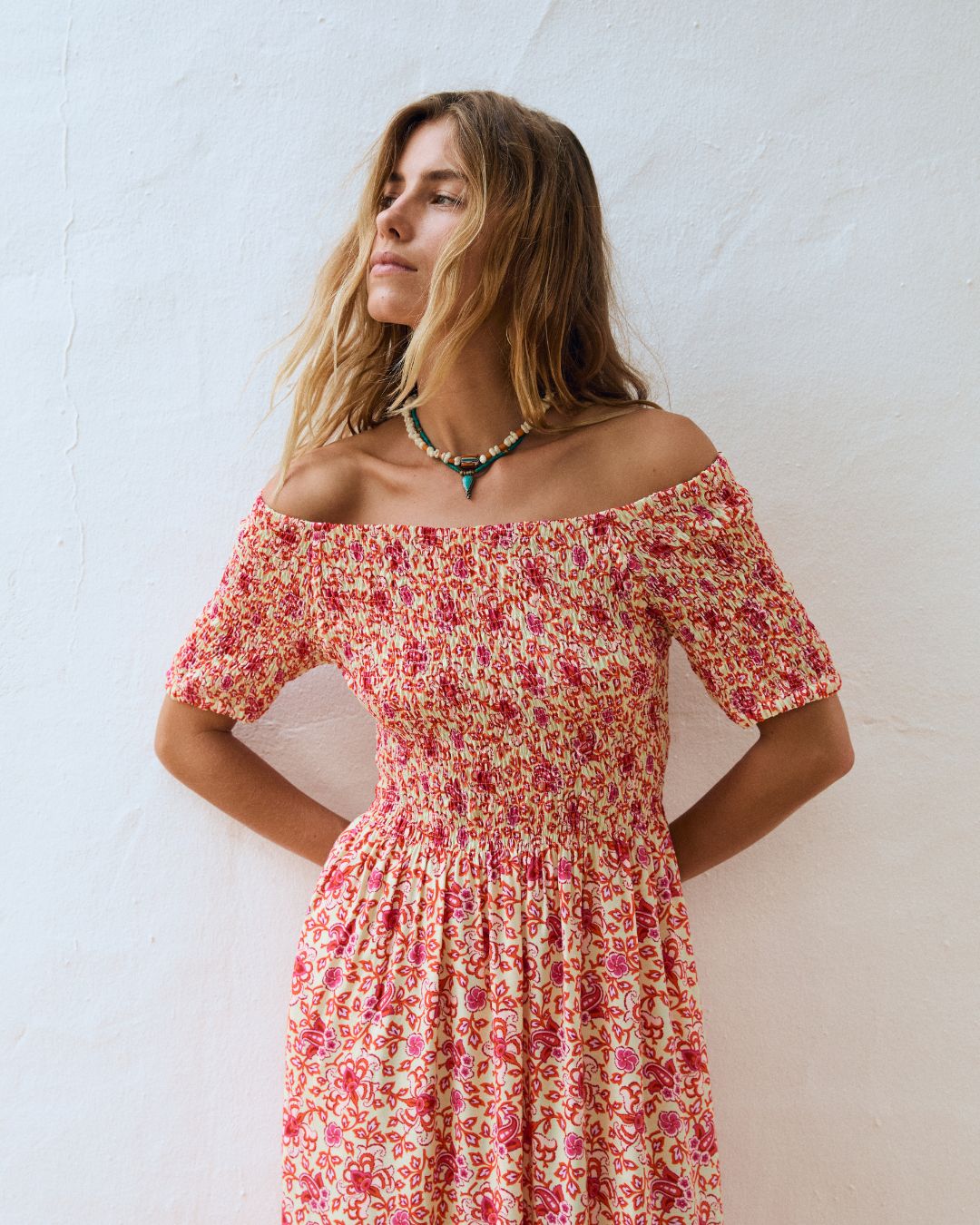 Vestido LEONORE Scarlet bloom