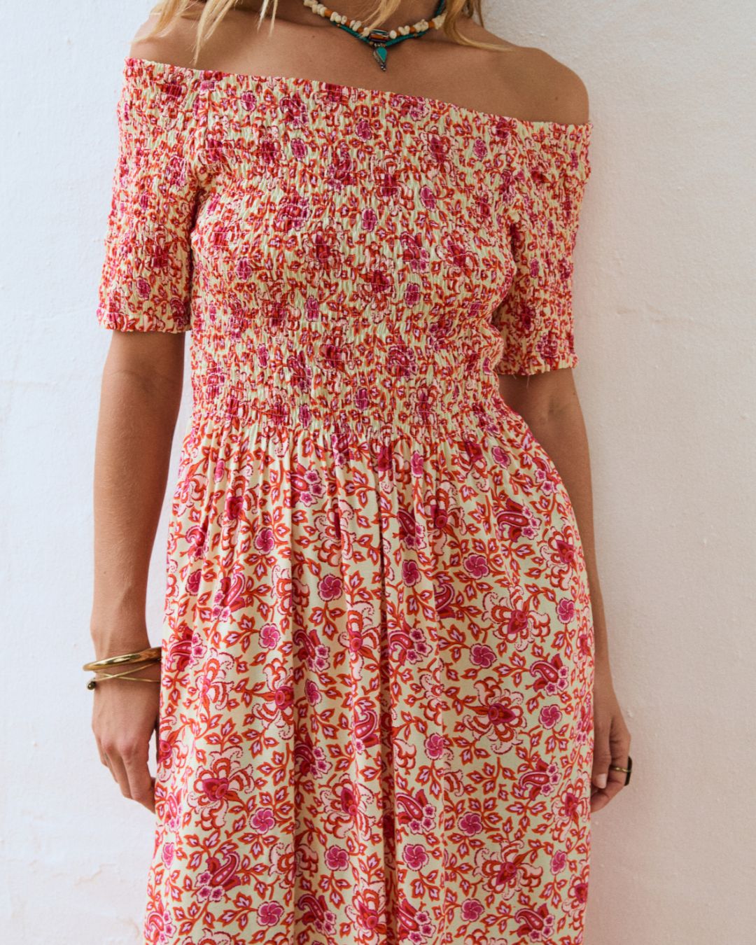 Vestido LEONORE Scarlet bloom