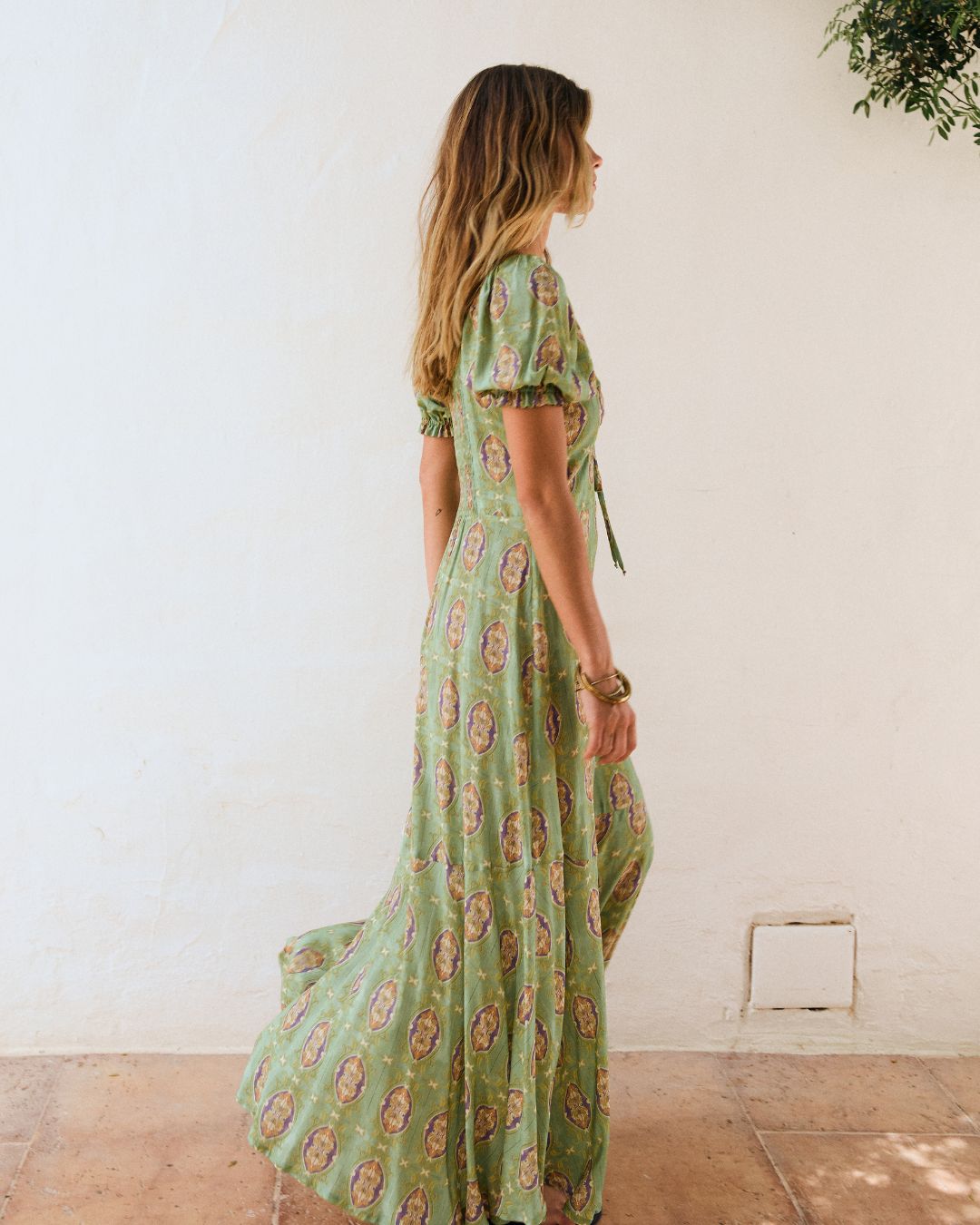 Vestido VIVIENNE Verdelite mosaic