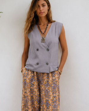 ELIANA Blue cloud vest