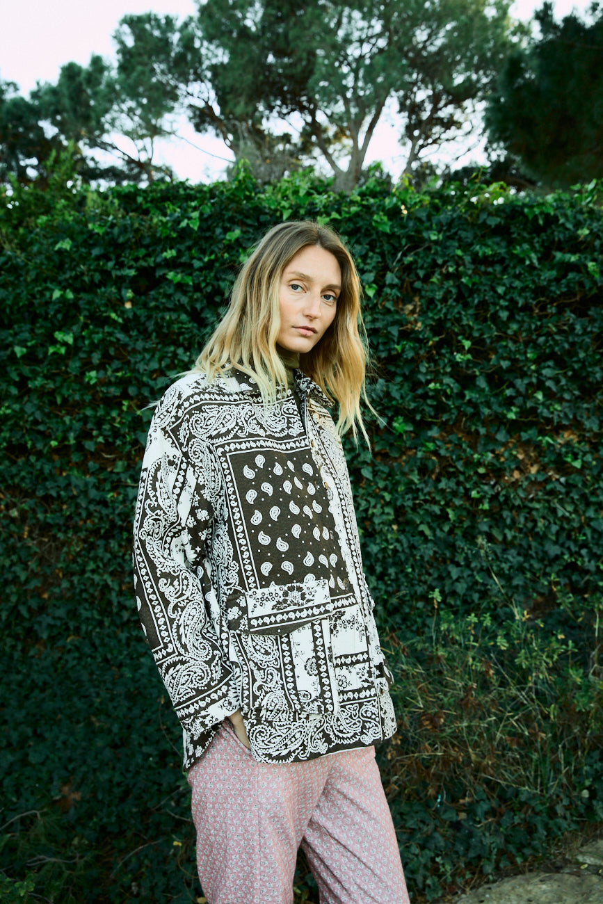 Sam Brown paisley overshirt