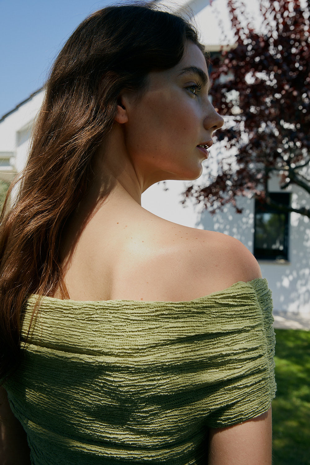 Vestido ESTHER verde oliva