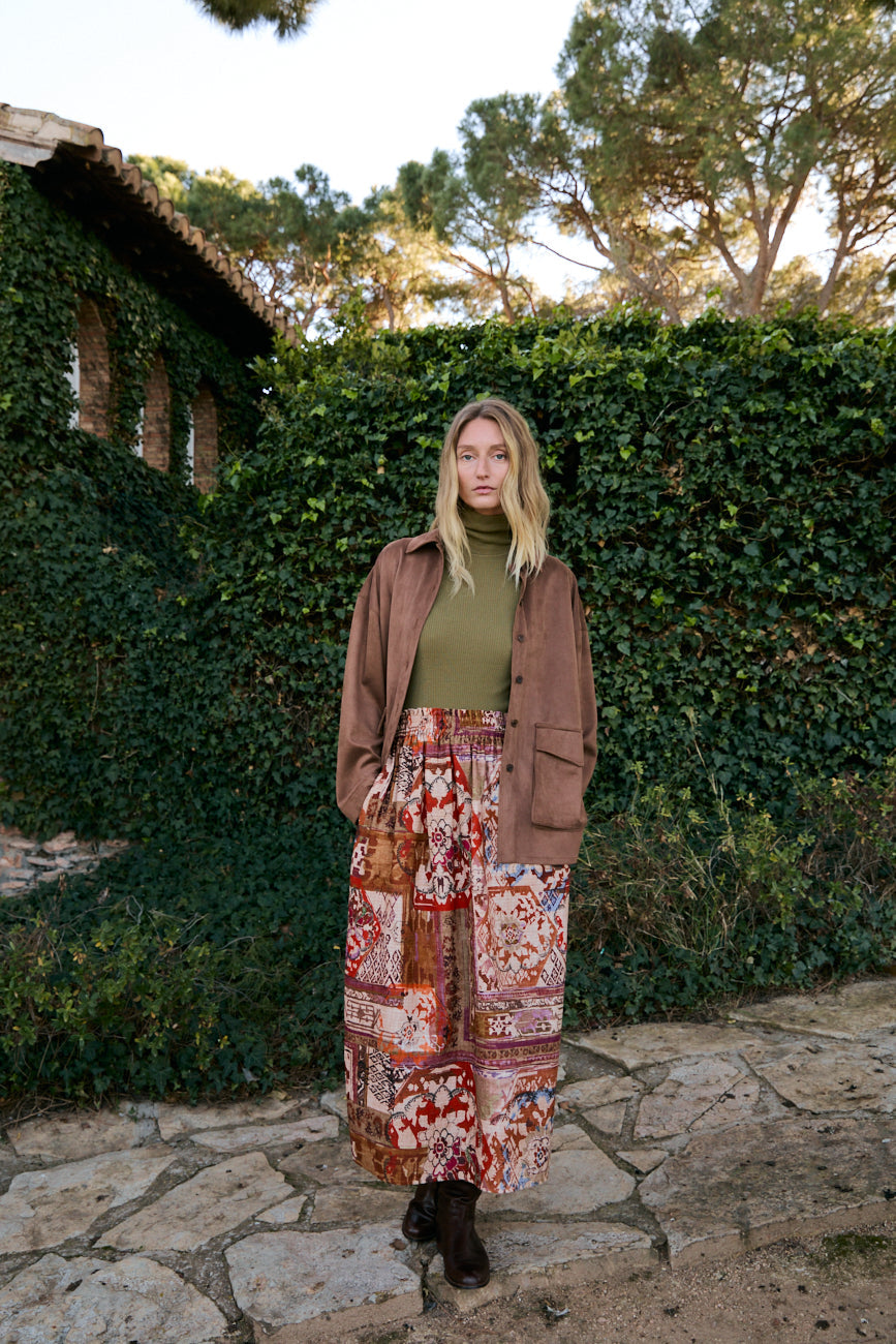 Cecilie boho caramel skirt