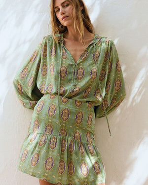 Blusa PETUNIA Verdelite mosaic