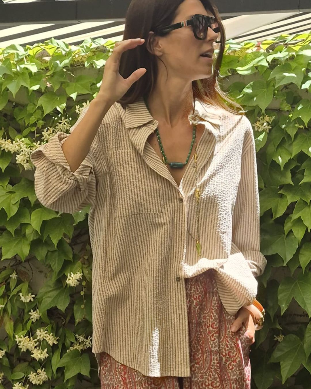 Blusa JOE Beige stripes