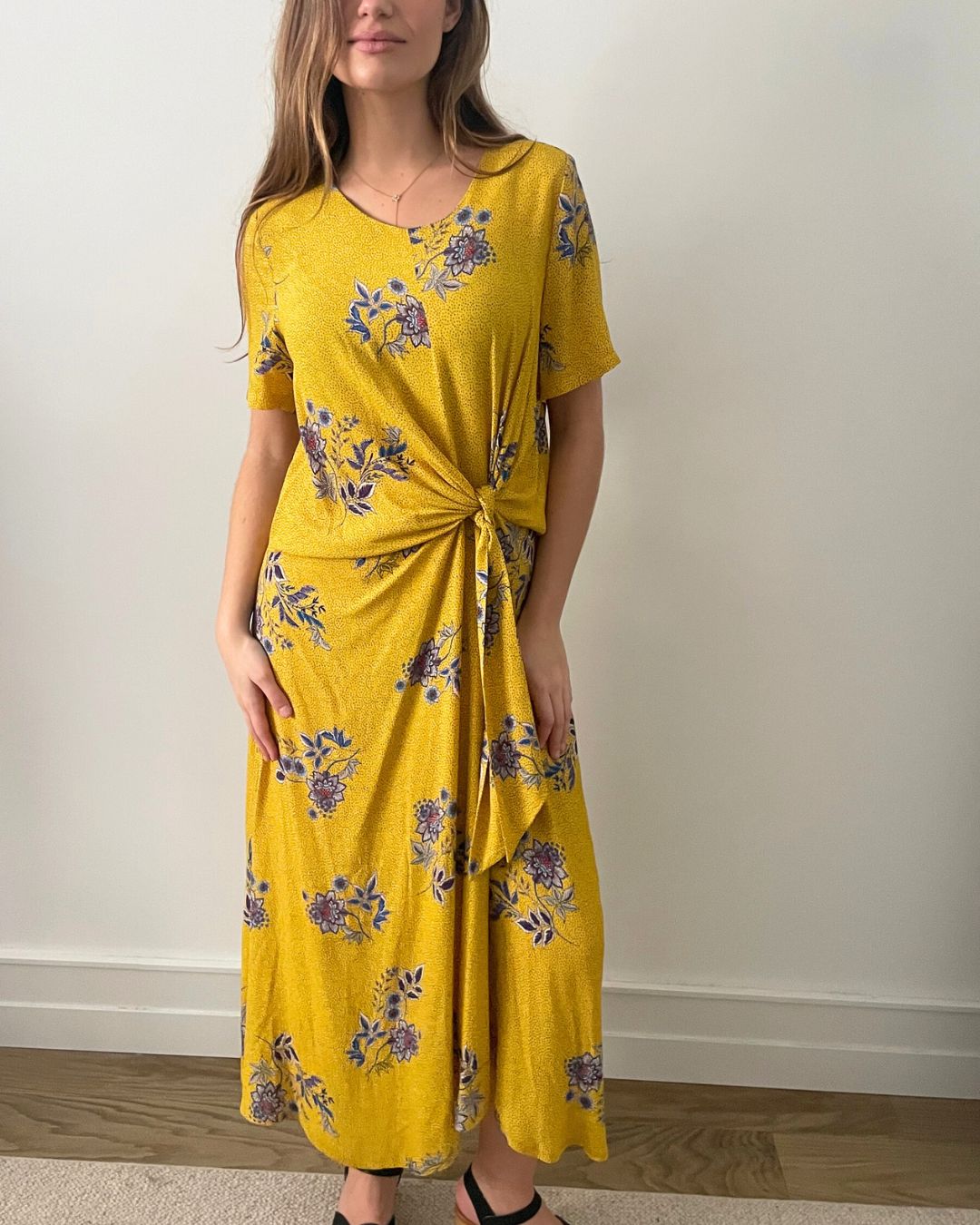 Dress RACHEL Yellow bloom