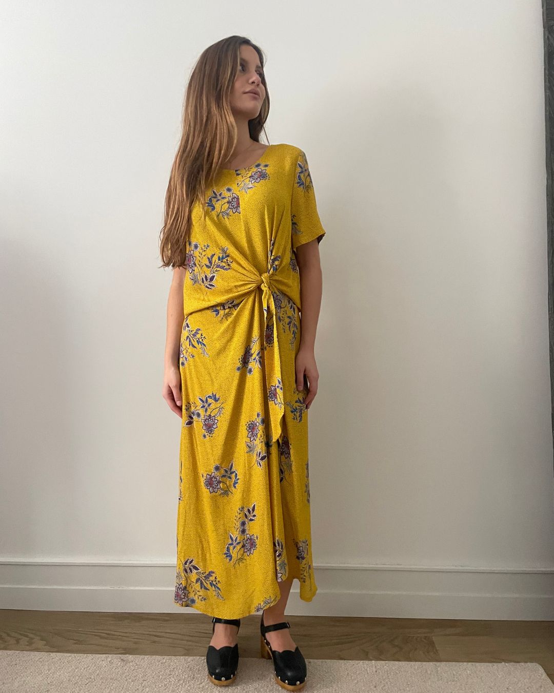 Dress RACHEL Yellow bloom