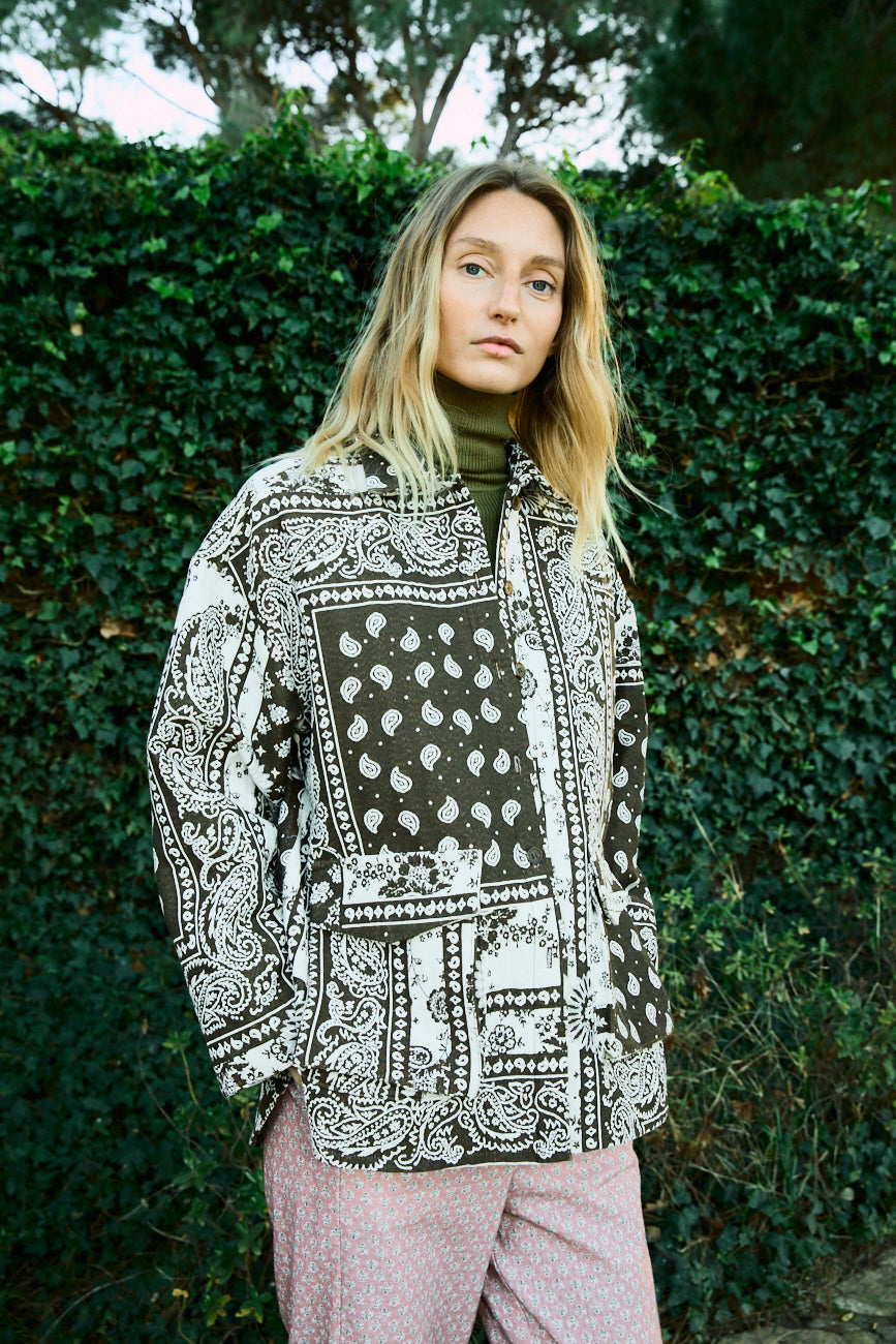 Sam Brown paisley overshirt