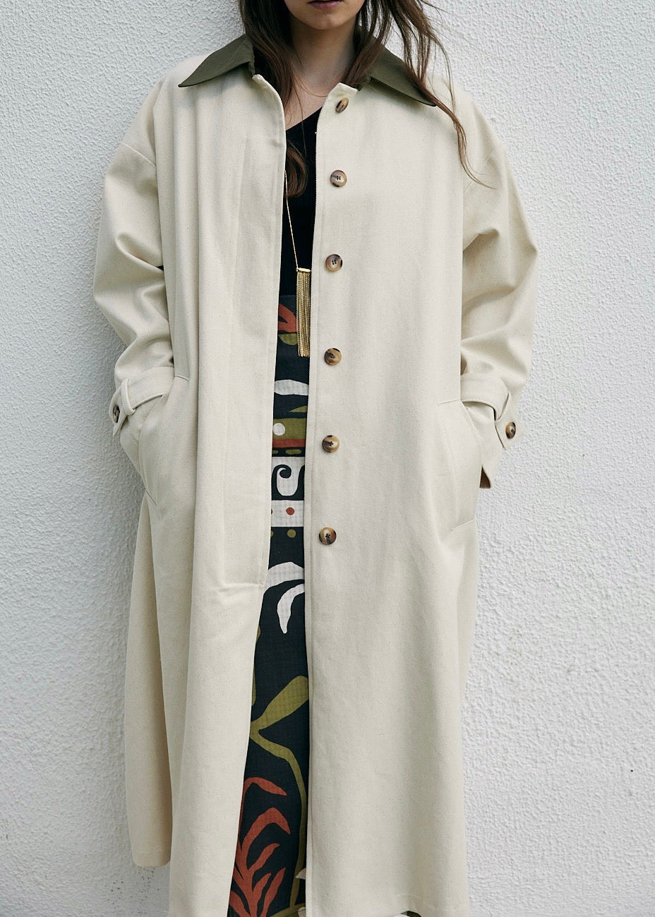 Trench GEORGE Detroit blanco
