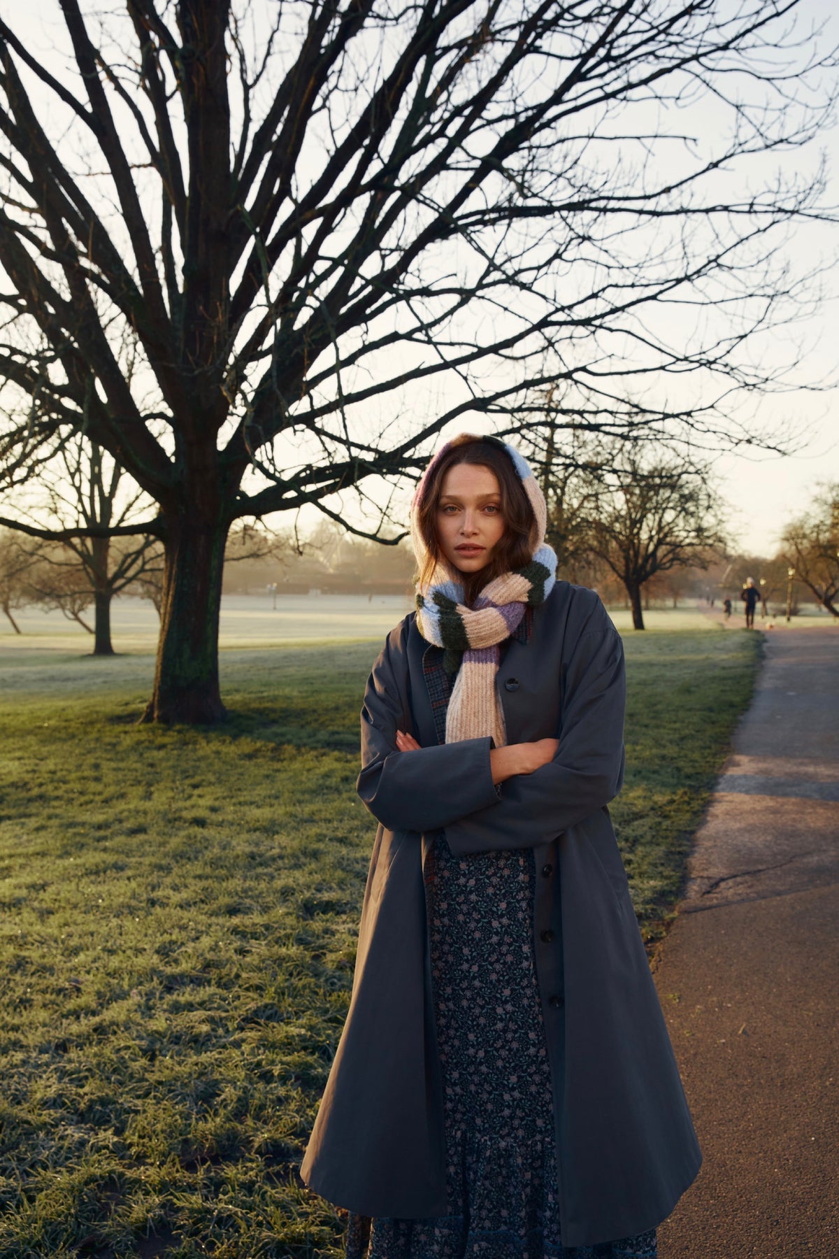 Gabardina George Grey