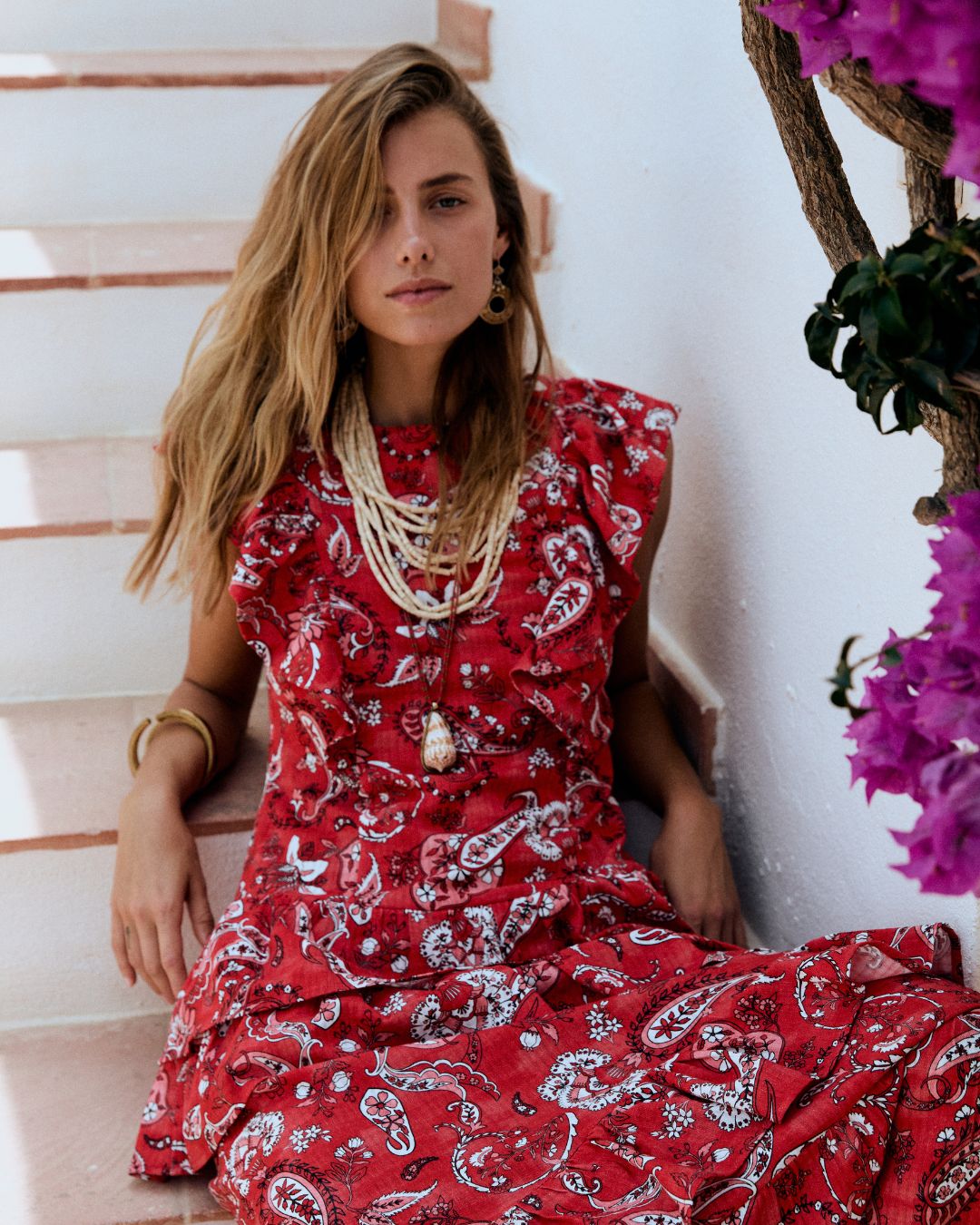 Vestido BRIANA Red passion