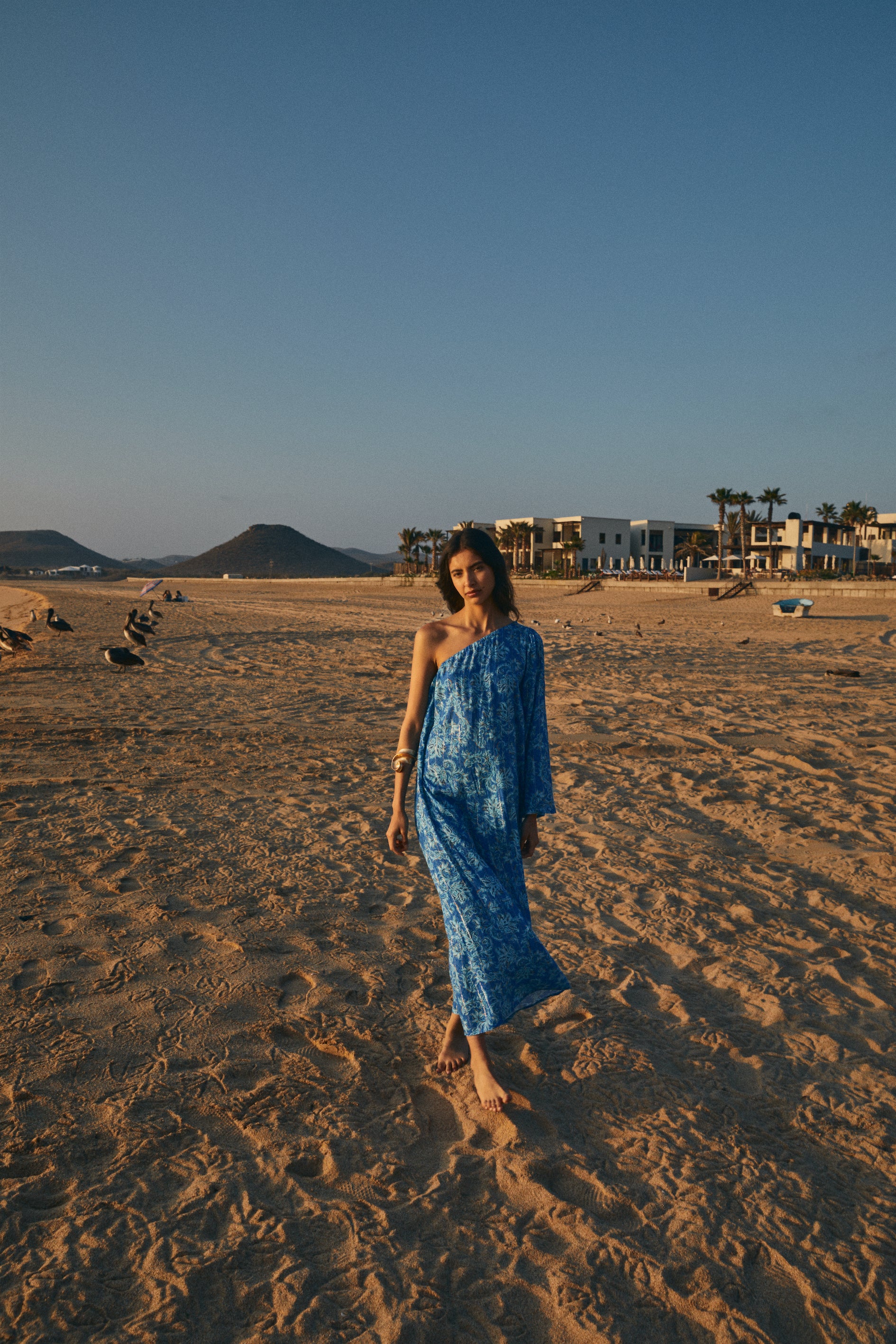 Vestido LEILA flores azules