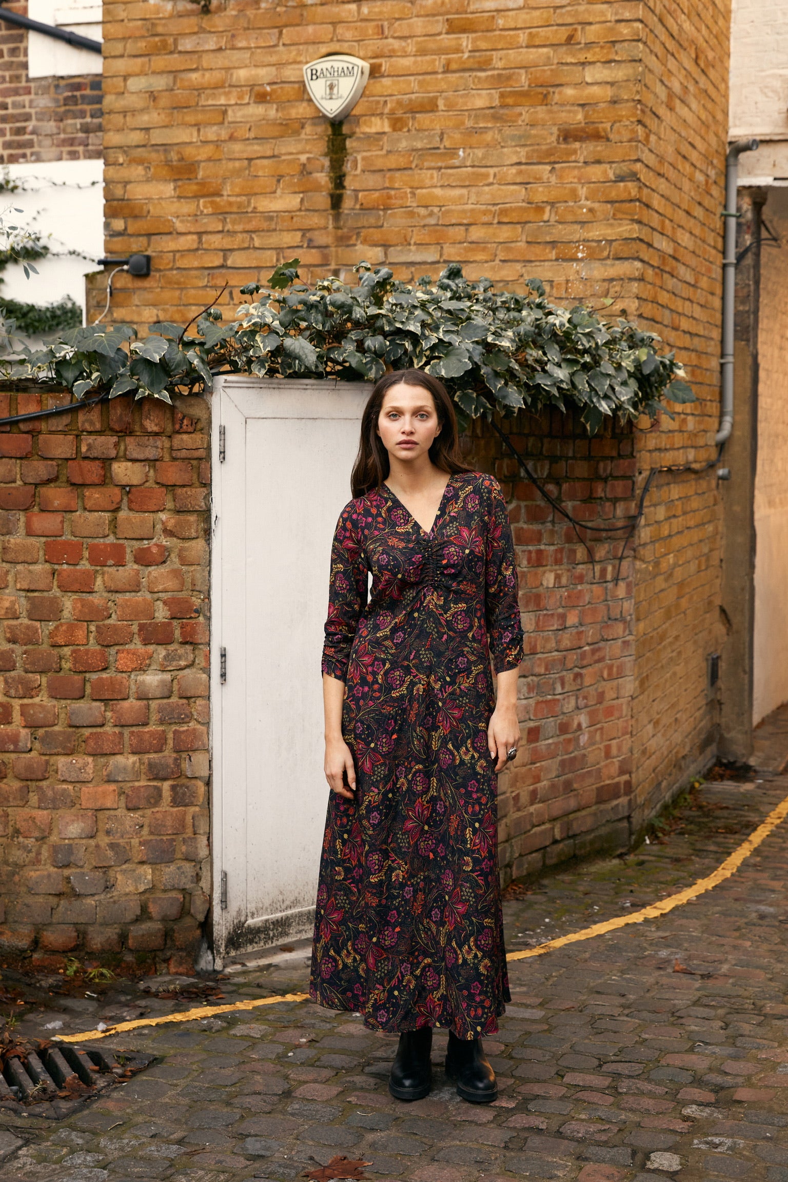 Vestido Pam Winter flowers