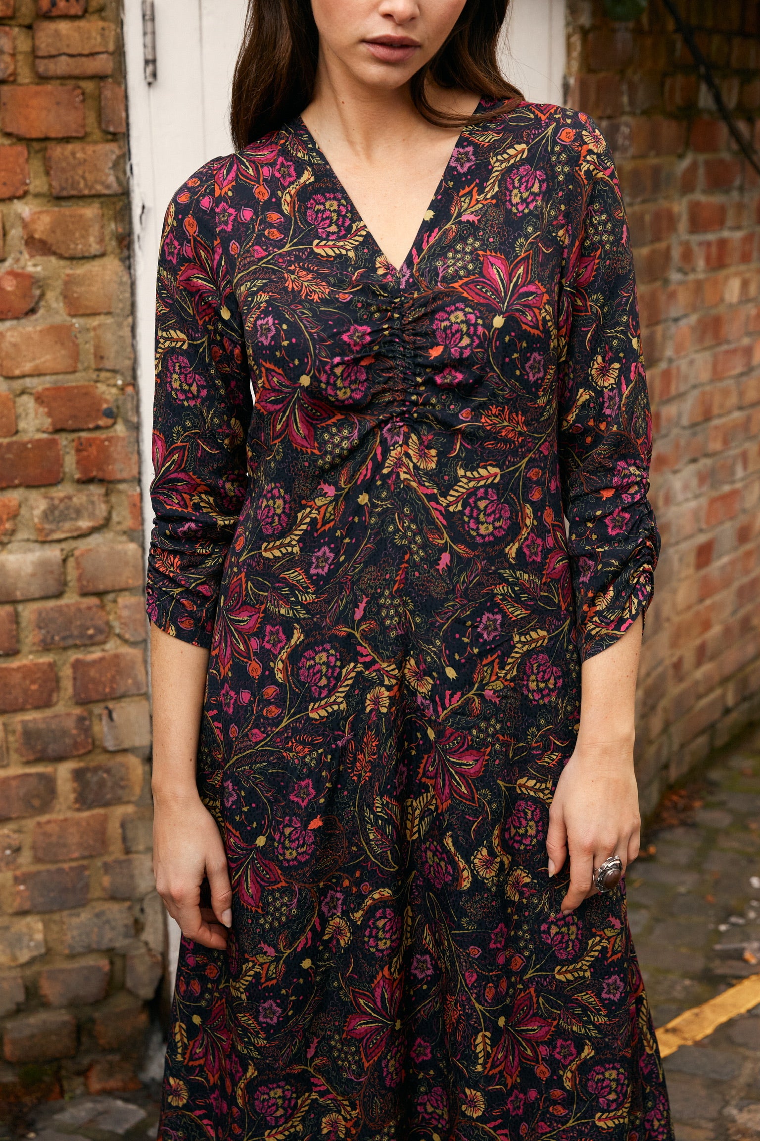 Vestido Pam Winter flowers