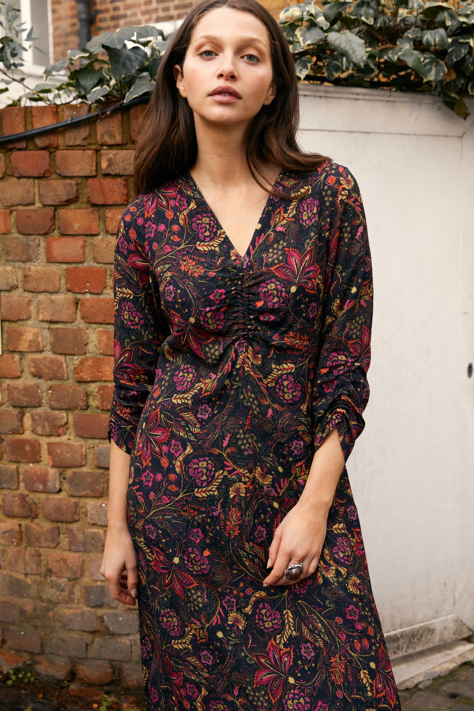 Vestido Pam Winter flowers