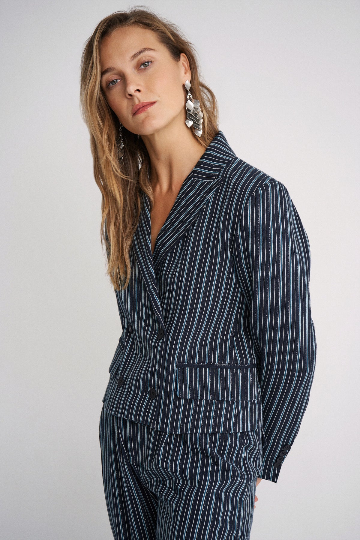 Chaqueta Filip Navy turquoise