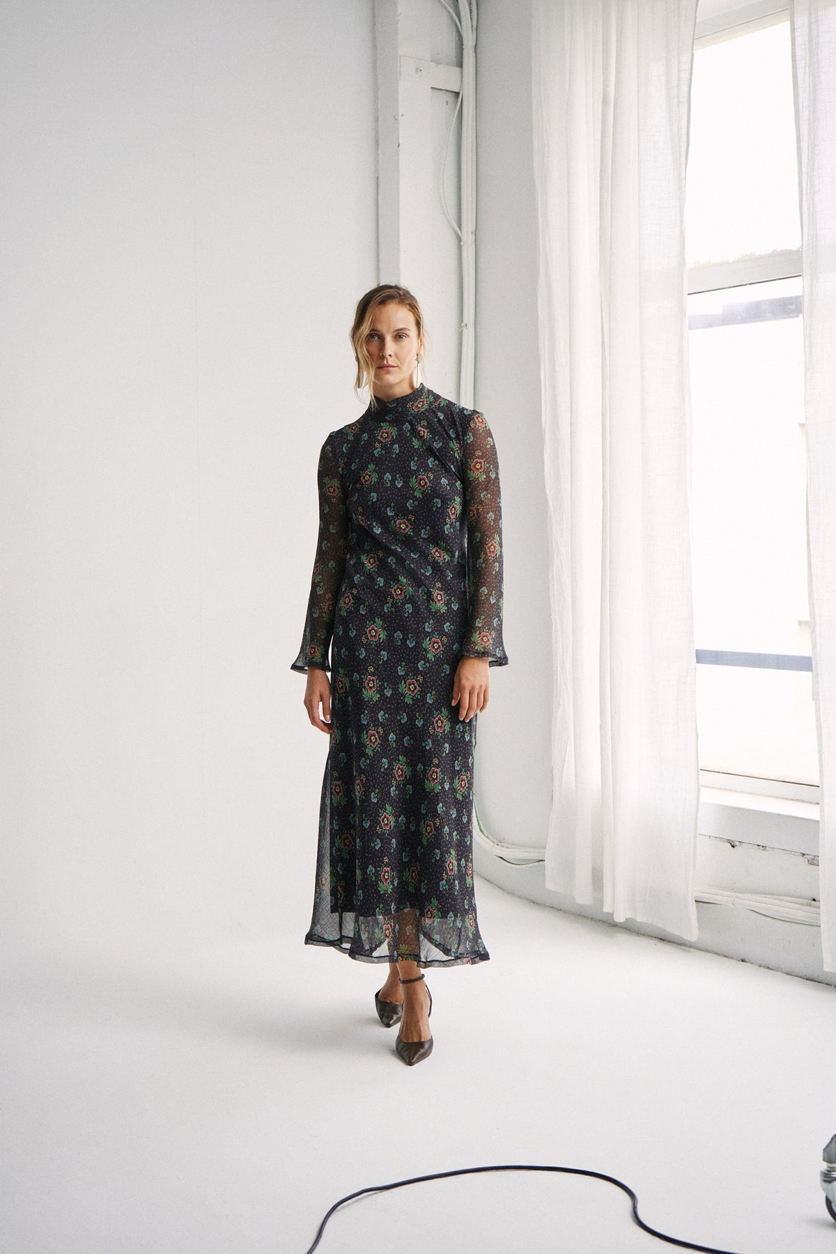 Vestido Melina Folk black