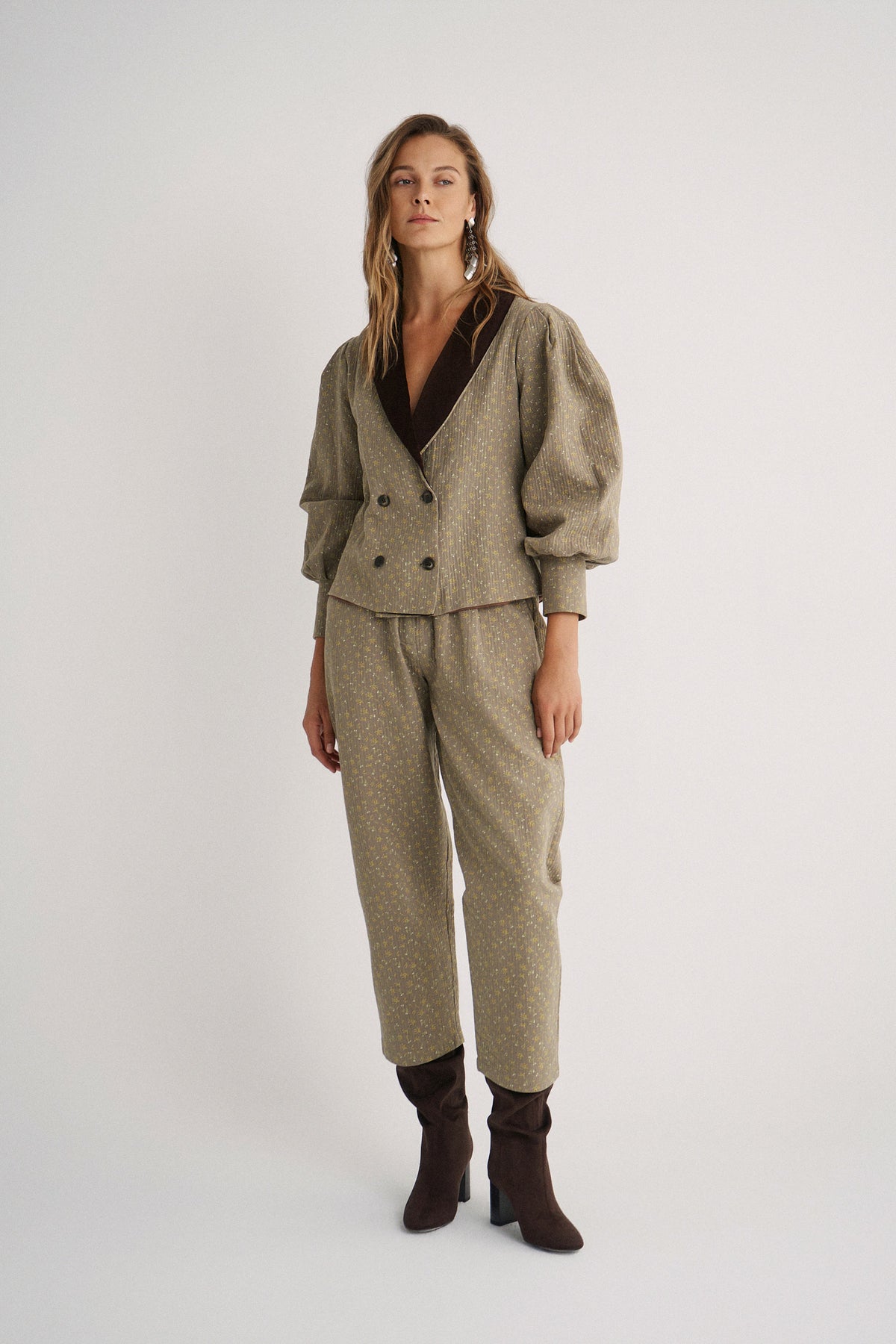 Chaqueta Arabela Green twin