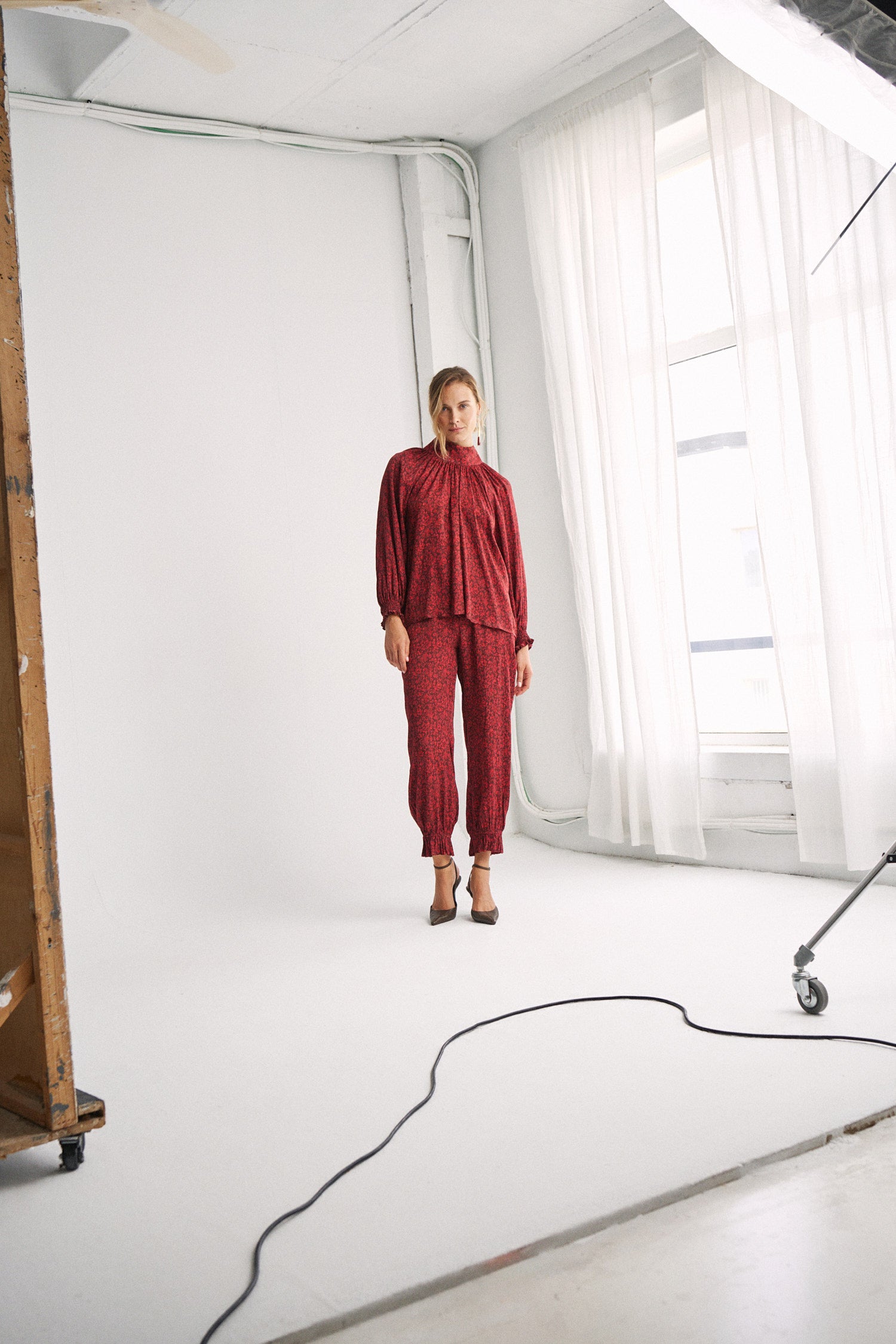 Pantalón Ruby Autunm red